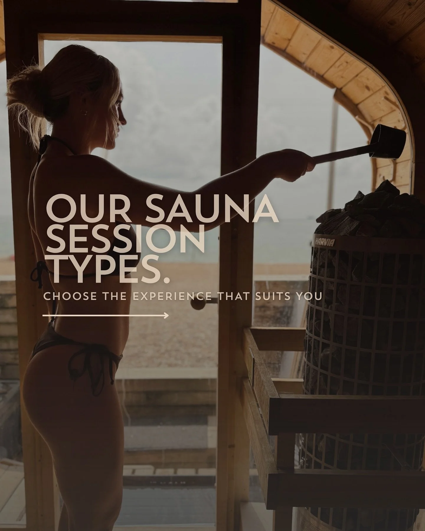 Find your ideal sauna experience 🌿 

Whether you&rsquo;re new and want some guidance or know the ropes and love a laid-back communal session, we&rsquo;ve got a space for you to unwind, connect, and recharge.