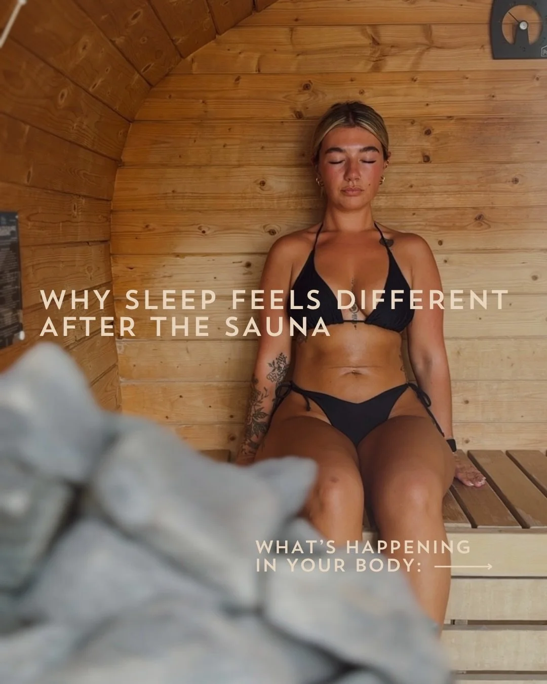 Drop straight into a deeper sleep after a session at Southsea Sauna 🌛