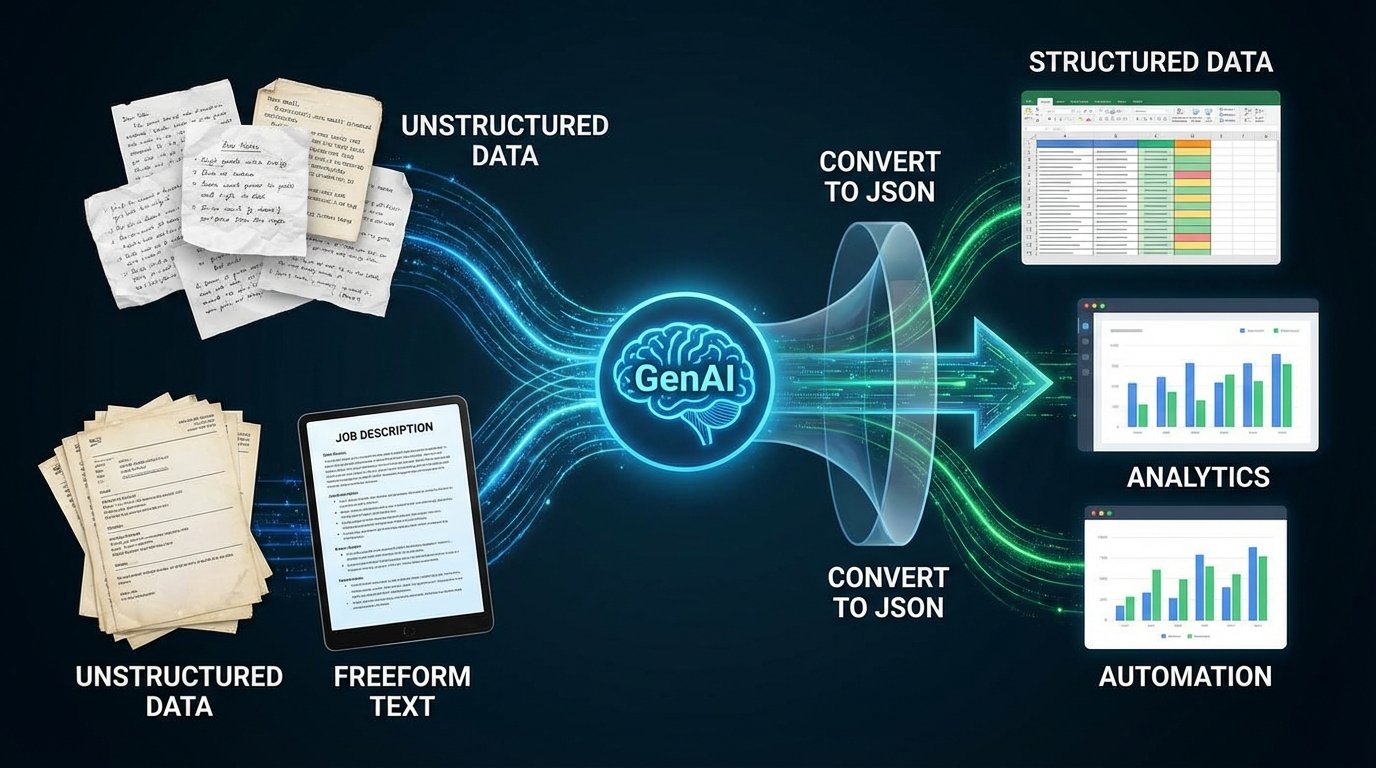 How to Turn Any Unstructured Text into Structured Data Using GenAI