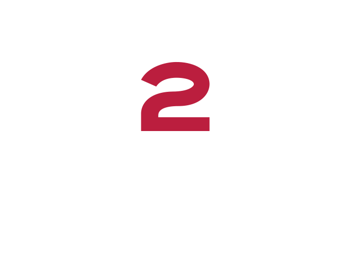 Logo for the 2nd Day Expo Brand Experience, featuring a large maroon number 2 and white text on a black background.