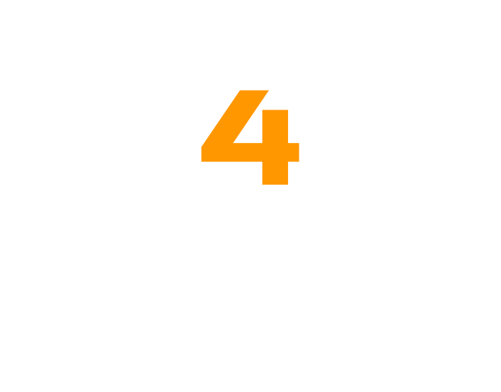 Number four in orange with NFL logo, text reads 'NFL Team Partnership Campaigns'.