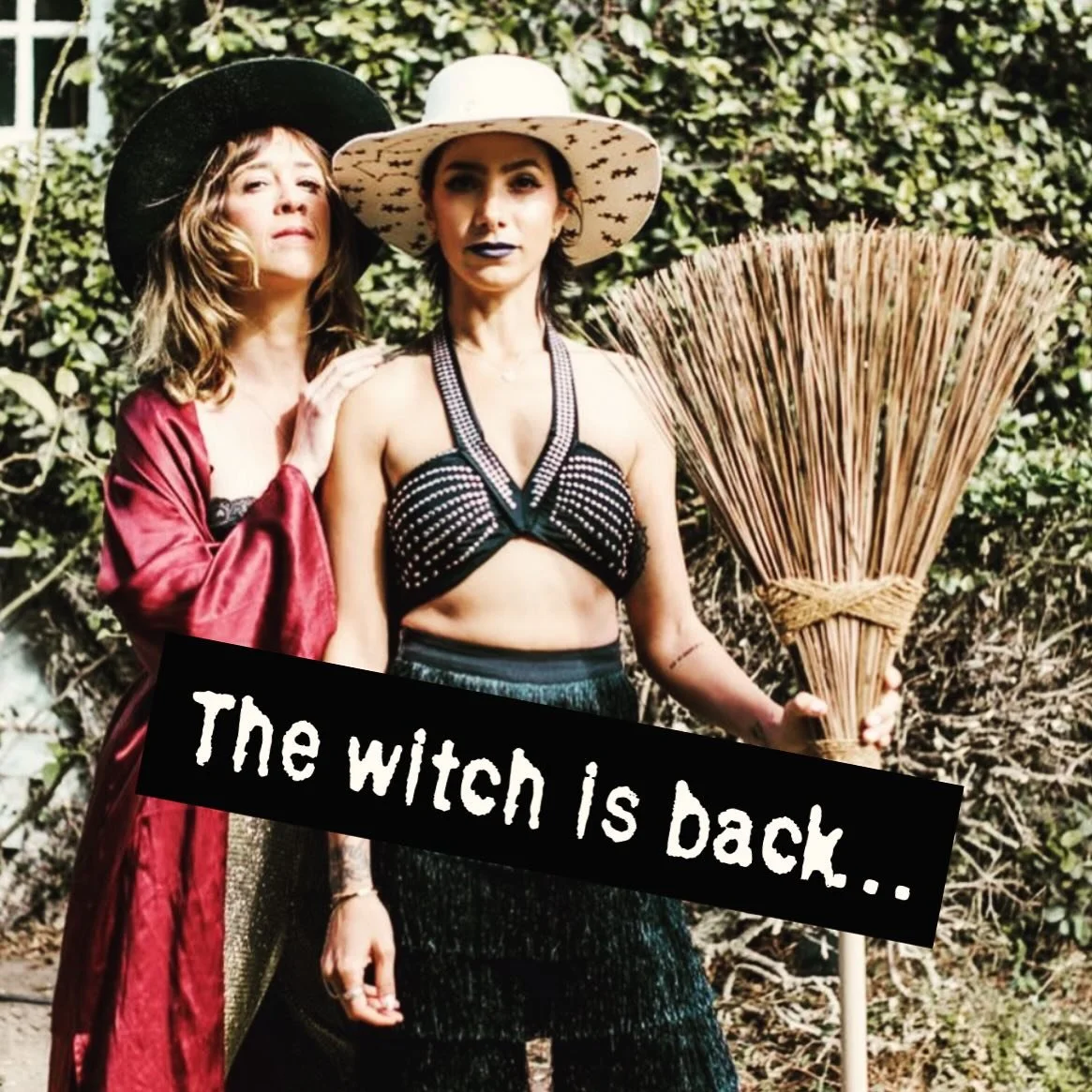 THE WITCH IS BACK!
Witch: a definition = a woman believed to hold magical powers. (So that’s all of us then!) 
Question: How many witches does it take to transform the world?
Answer: Just you wait and see.....
🧙🏽🧙‍♀️✨🪄👻🎃❤️
#words