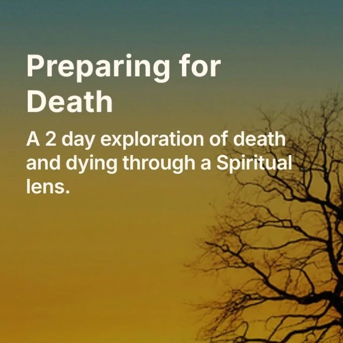 Death is a subject that many of us try to avoid like the plague. Just the word death alone, when spoken out loud, can clear a room, (try it this Christmas if you want your guests to leave early!) 

So much of what we fear in life, when you dig a litt