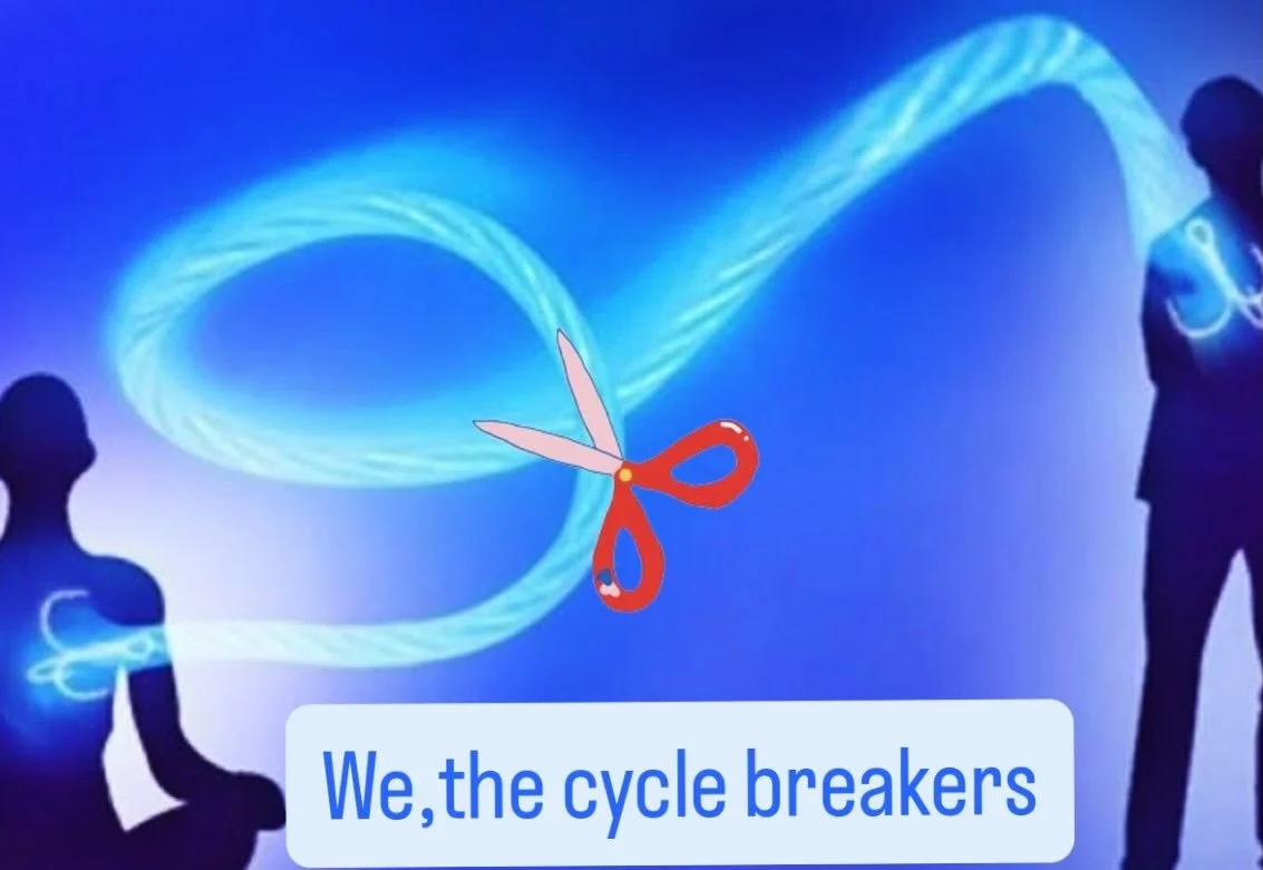 WE, THE CYCLE BREAKERS&hellip;.

We, the cycle breakers have no choice. It is our destiny to do the work that others who came before us could not. 

We will often feel deeply lonely and separate from. It&rsquo;s part of the initiation.  Our families,
