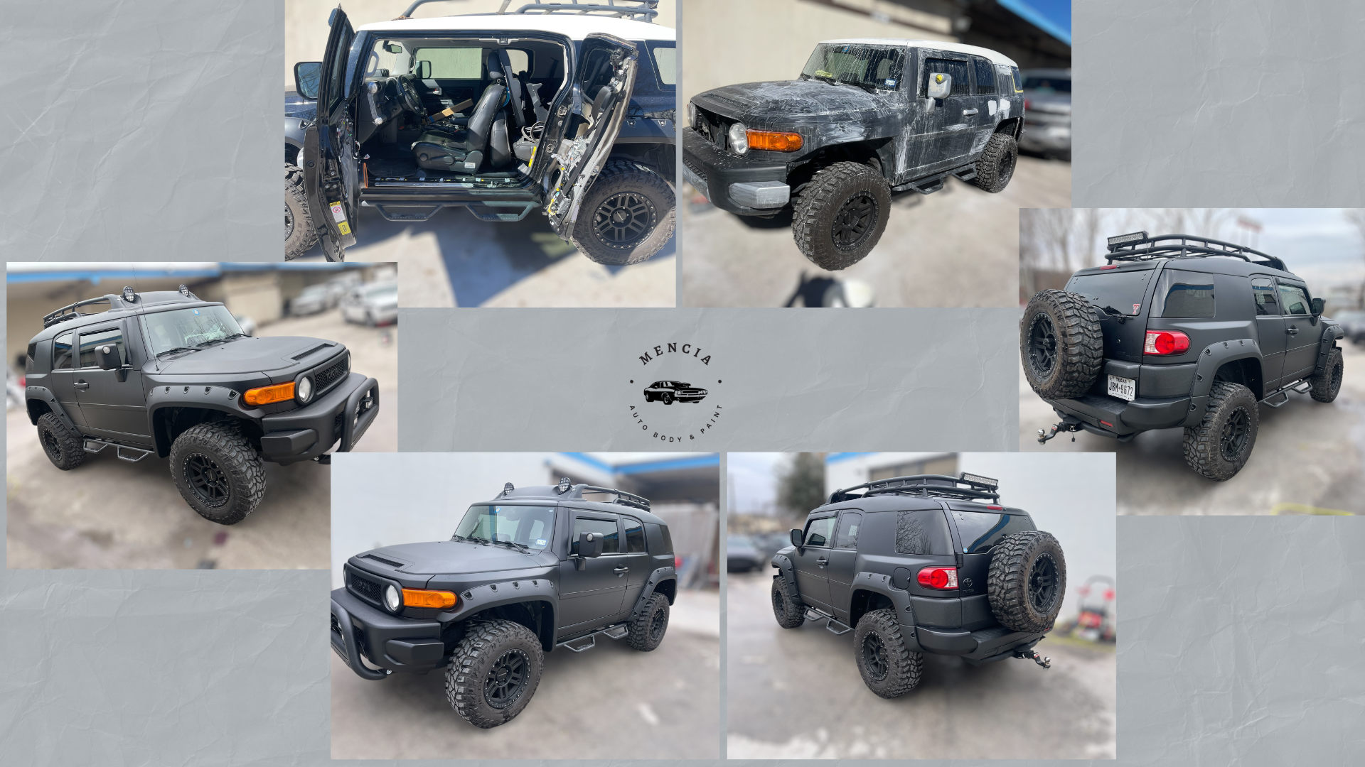 Before & After (repairs and custom paint)