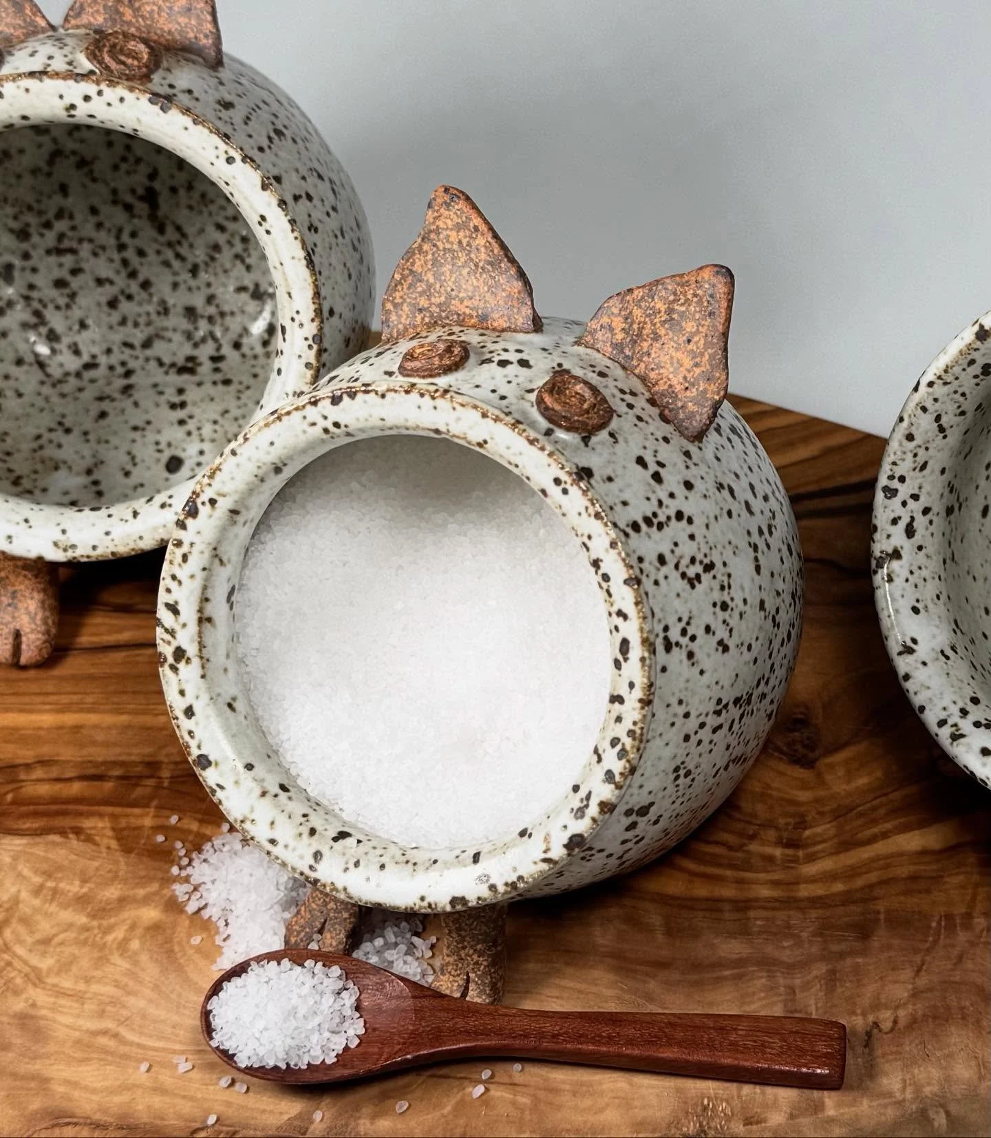 Oink.

#saltpig #saltcellar #wheelthrown #pottery #handmade #clayallday #ceramic #makeitfun