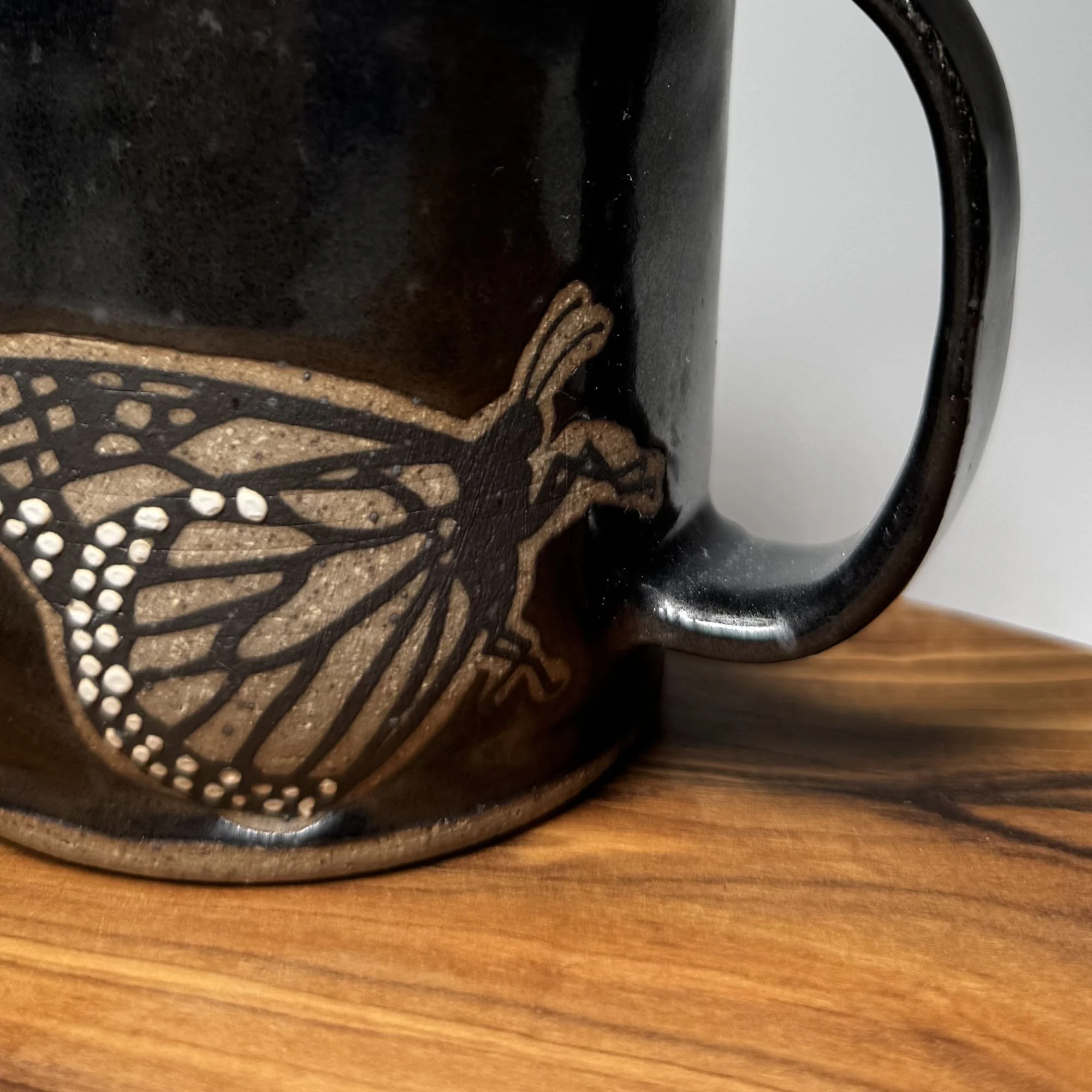 MUG, MONARCH, RECLAIMED BLACK