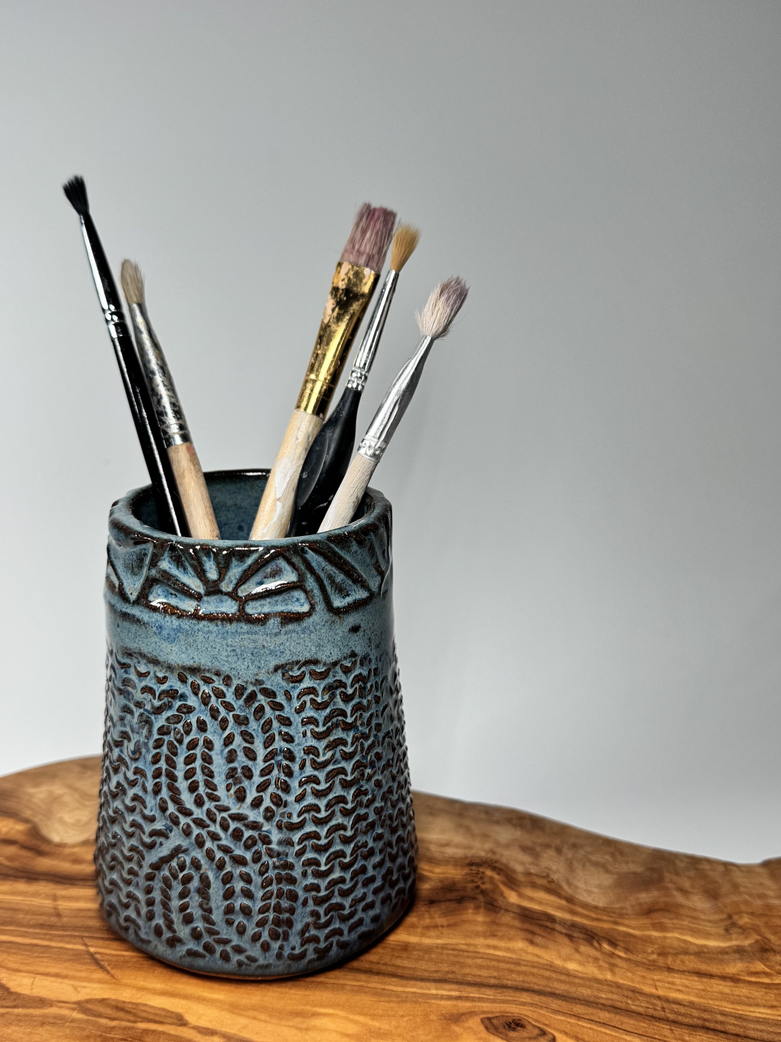 CUP, TEXTURED, DENIM