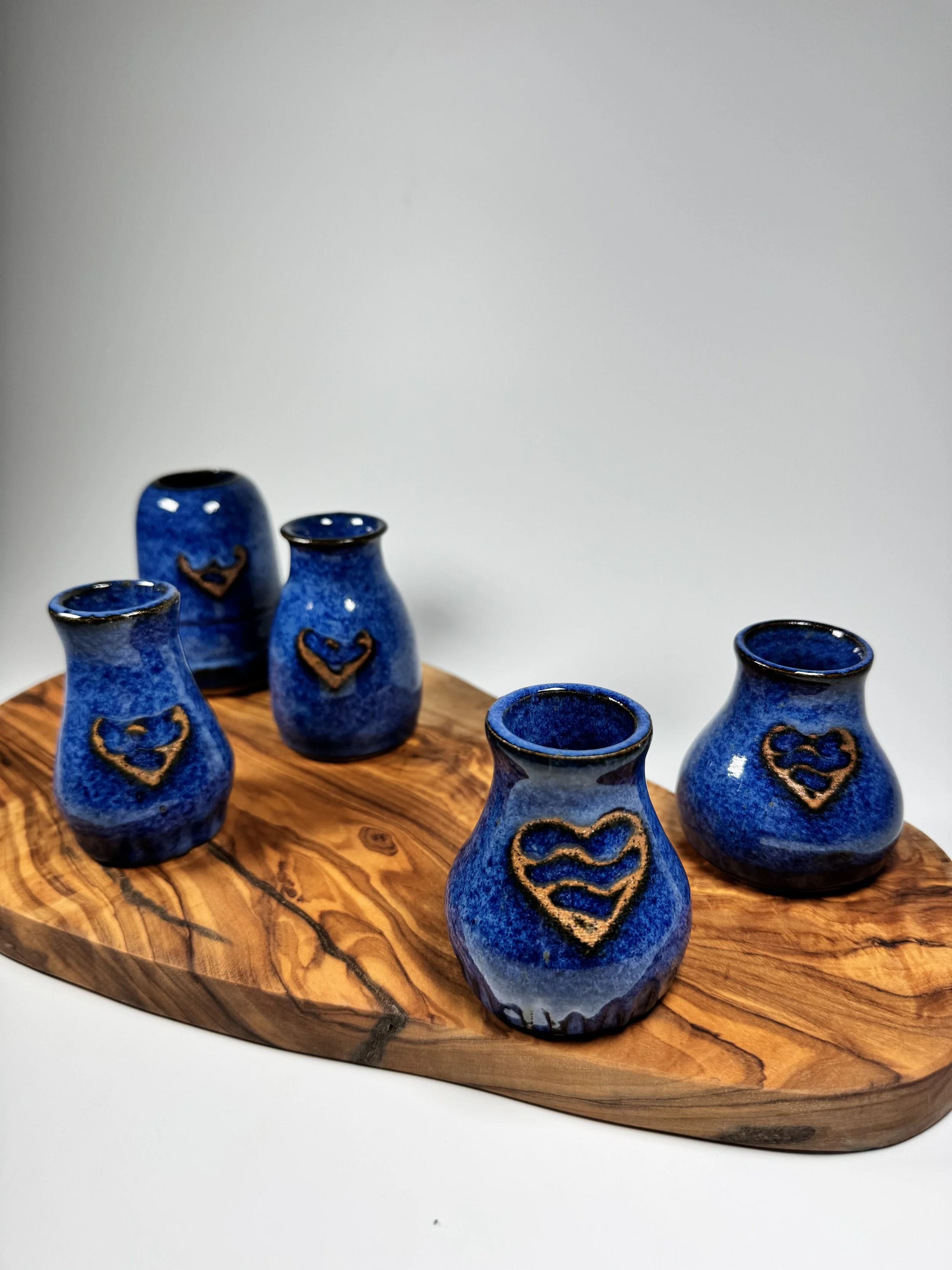 VASE, MINI BUD, SANDY BLUE