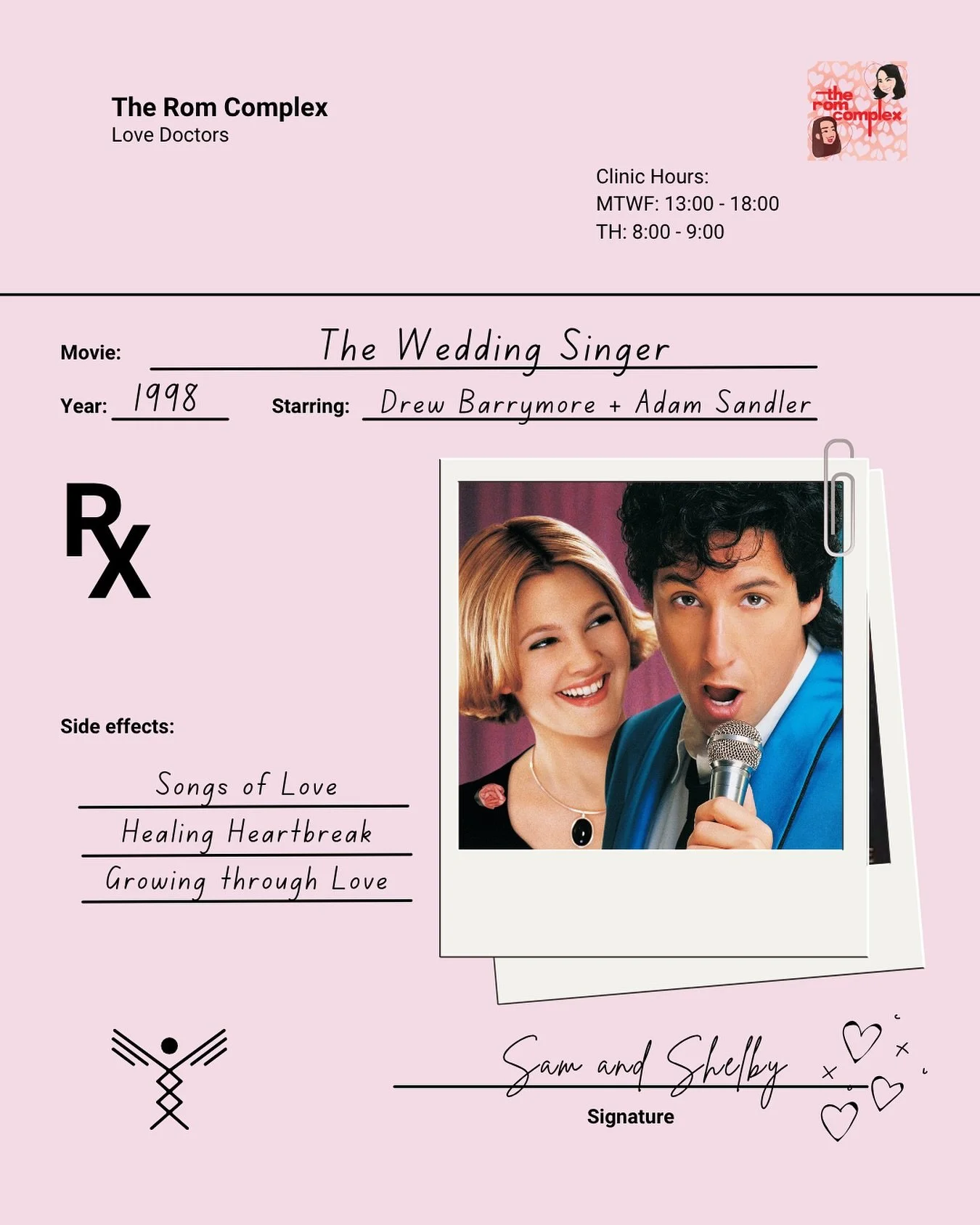 You hear that? That&rsquo;s the sweet, sweet sound of falling in love with your co worker after being stood up at the alter by your shitty girlfriend who wanted to marry a rock star, not a wedding singer, and even though it takes a lot to finally get