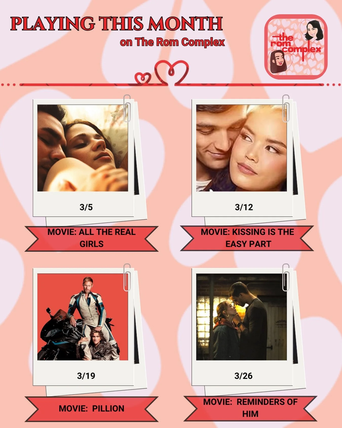 March movie madness is here! 😍

Kicking off the month with a classic recommended by our fabulous guest host @susiekemp! P.S. Don't miss her short film Dating Conversations, currently festival-hopping! 

Tune in all month for the vibes you crave and 