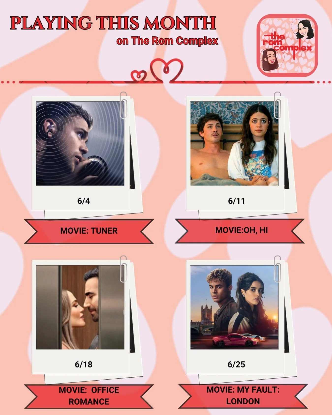 We&rsquo;re soooo back! 

Check out our latest slate of movies for June and make sure you subscribe to the channel for all new episodes 💕