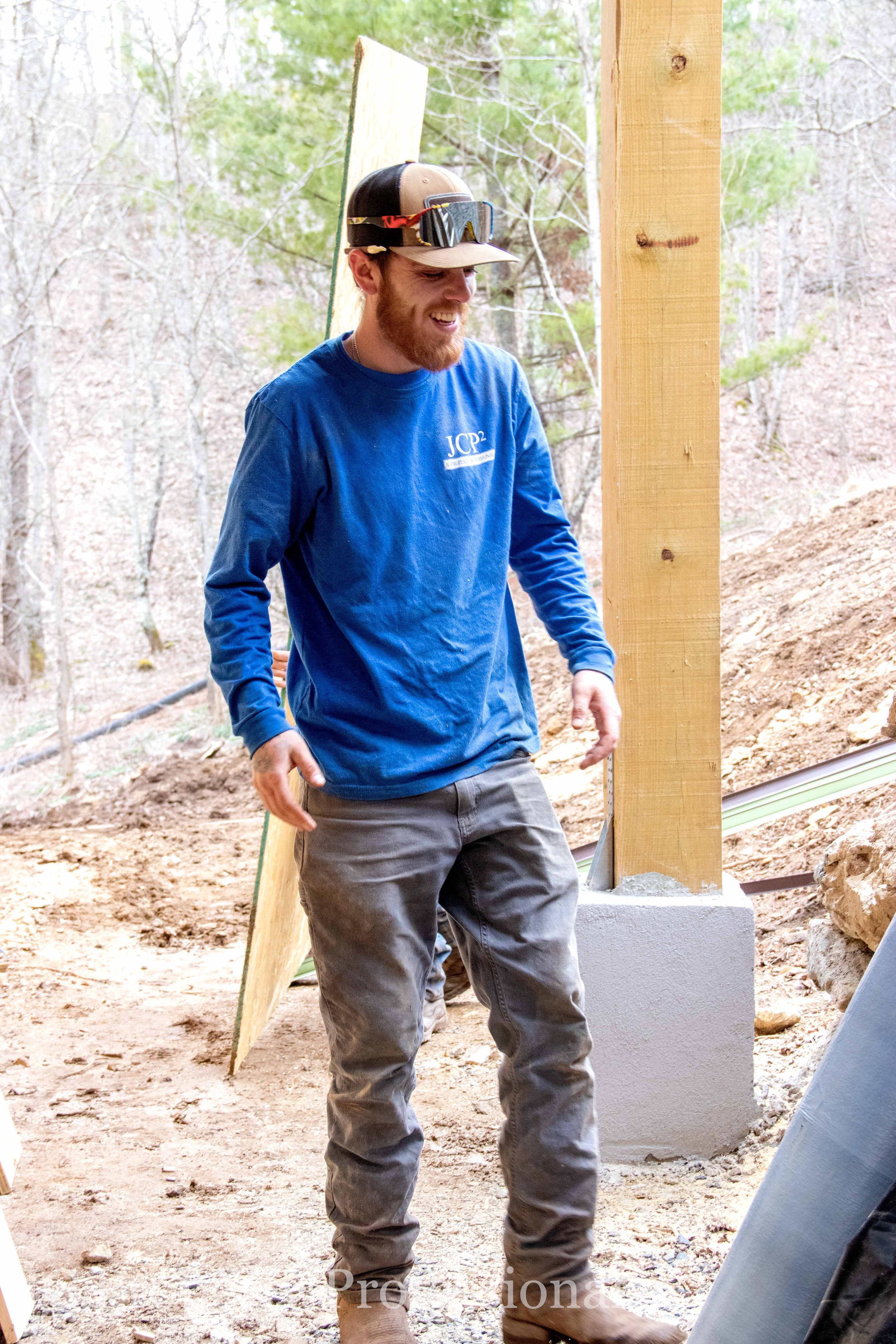 JC Property Professionals Long Sleeve Modeled by Tyler