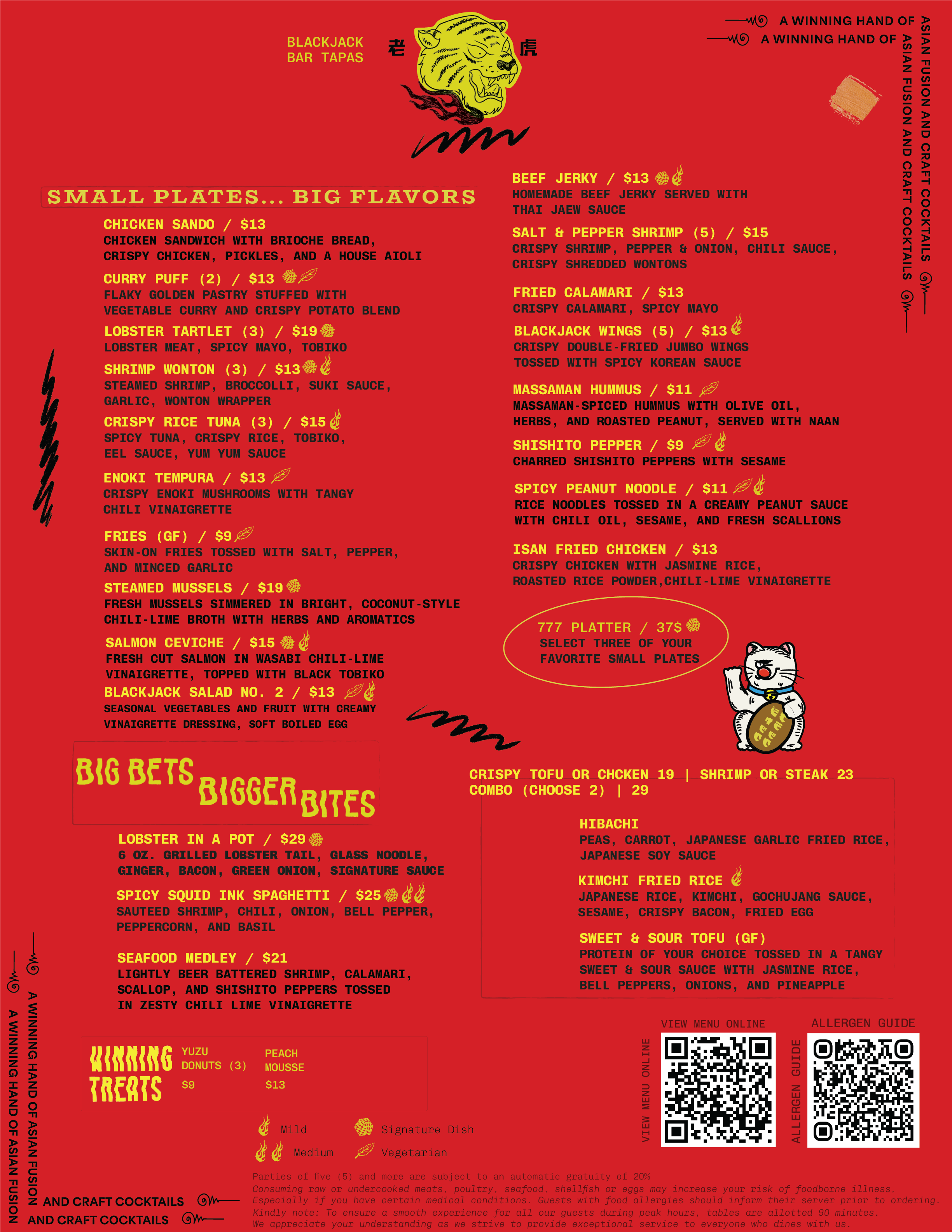 Menu | Discover Our Culinary Delights — Craft Cocktail Bar Midtown