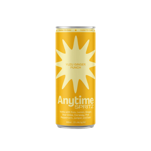 Anytime Spritz, Yuzu Ginger Punch