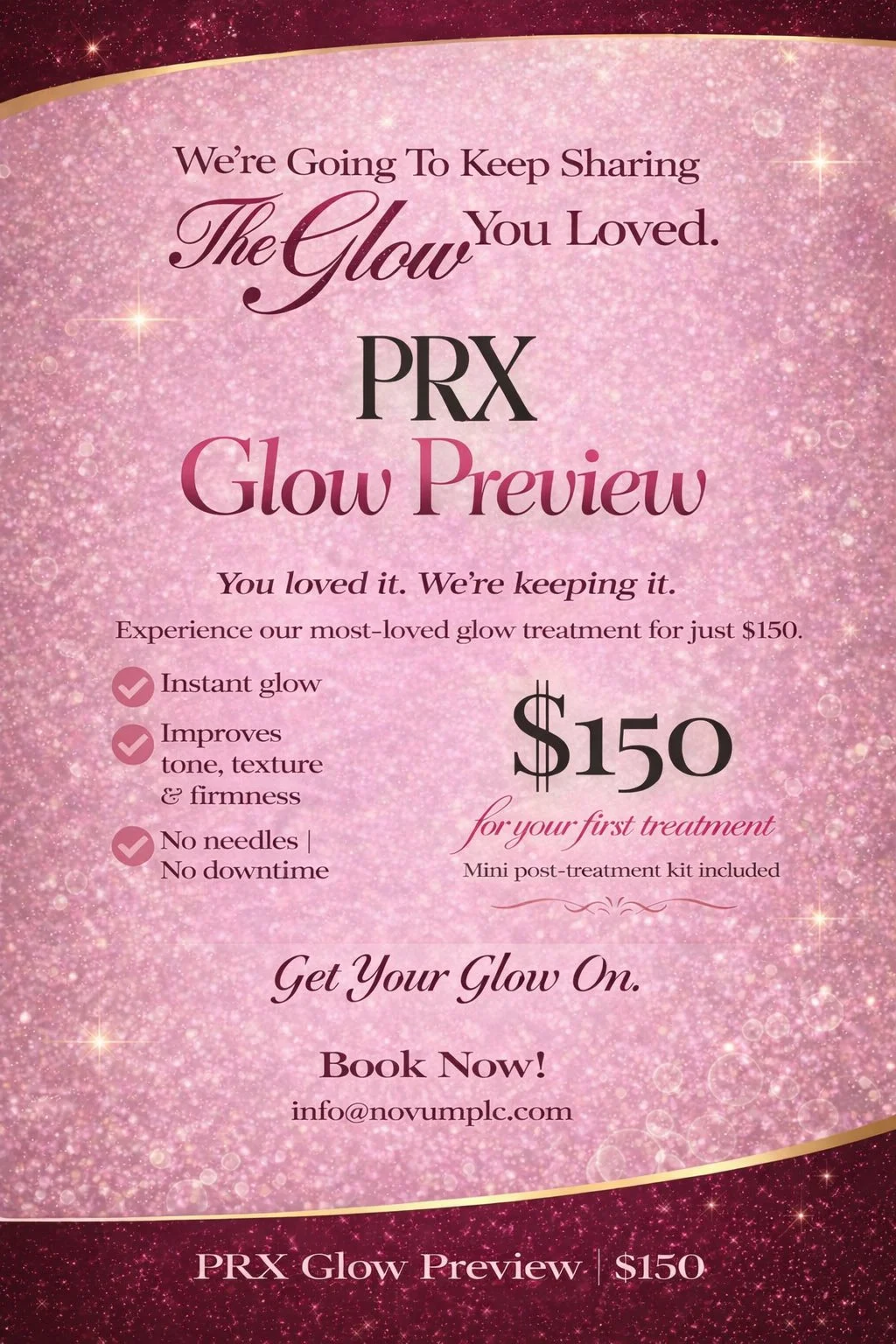 Novum PRX Glow Preview Special