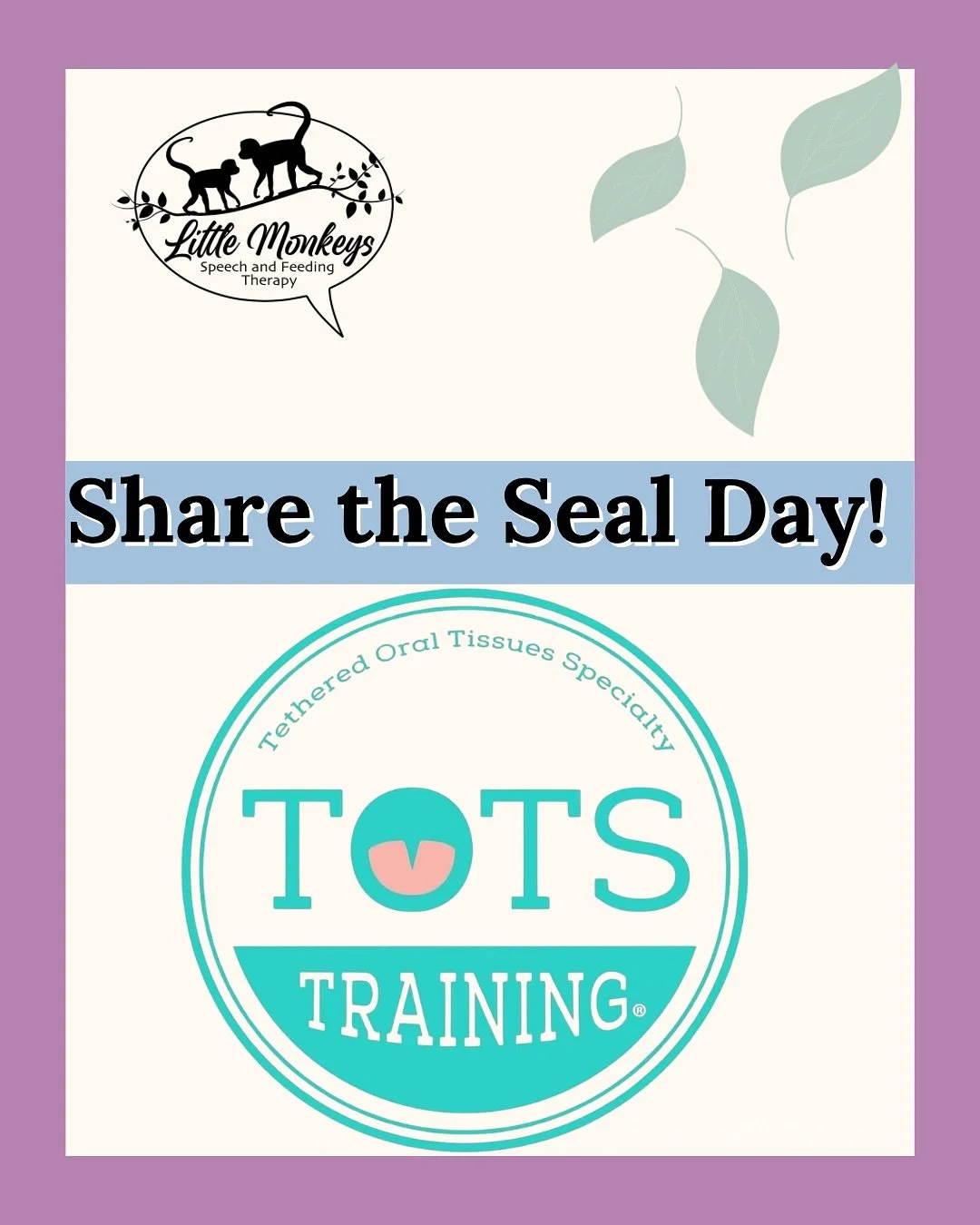 I have done a lot of feeding related professional development over the years to become the therapist and TOTs Training is one that was a course but has also become a network and a community! Proud to have not only completed this training but also par
