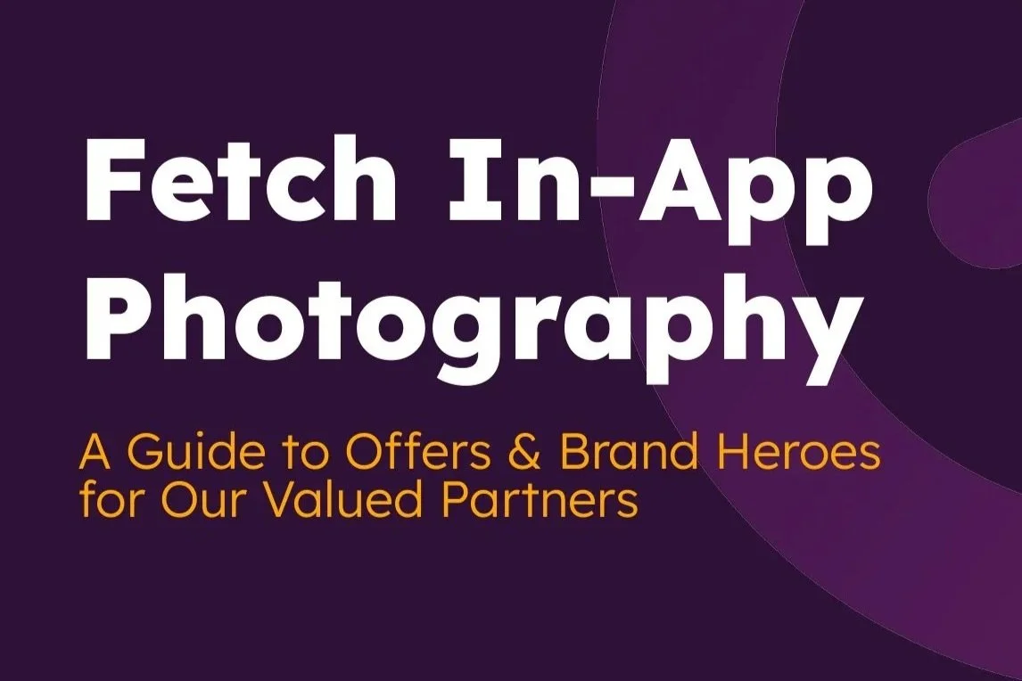 Fetch In-App Photography Guidelines