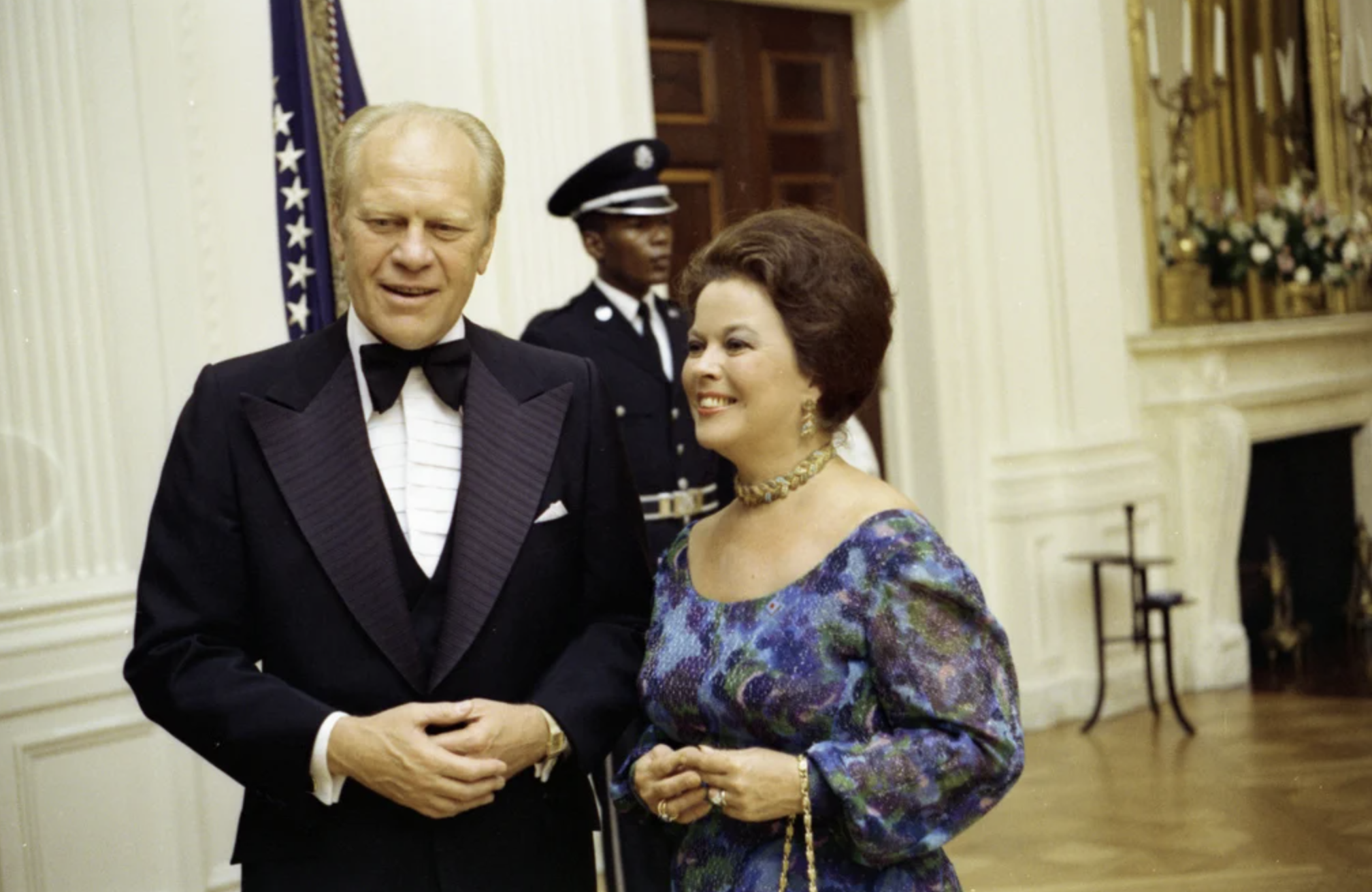Gerald Ford and Shirley Temple Black Calmed America