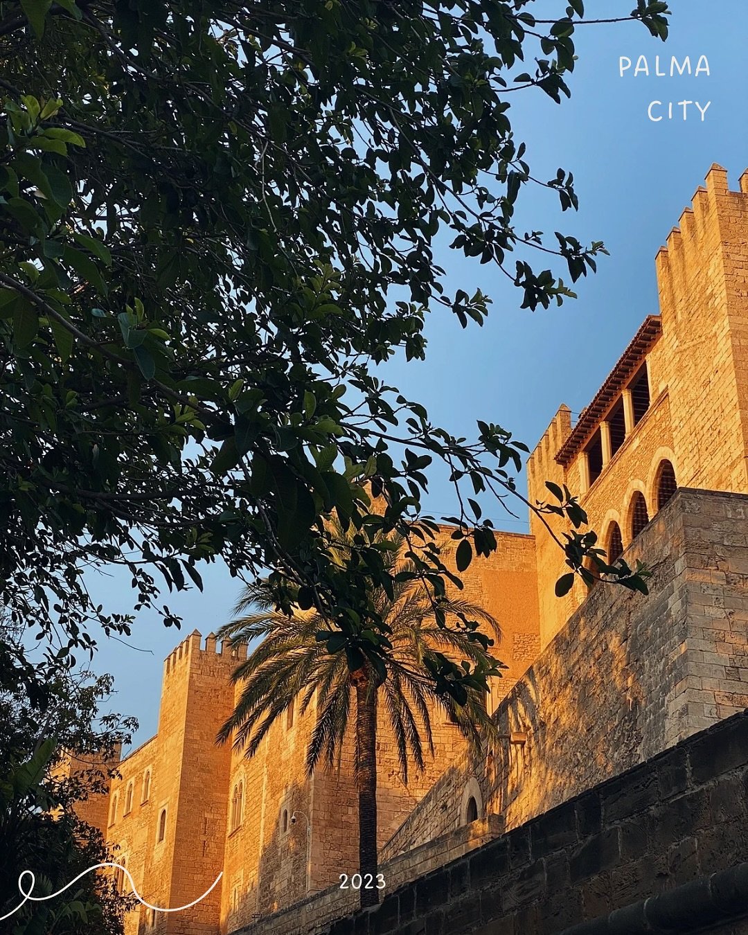 an absolute must when in Mallorca - sunset at the basilica 🧡