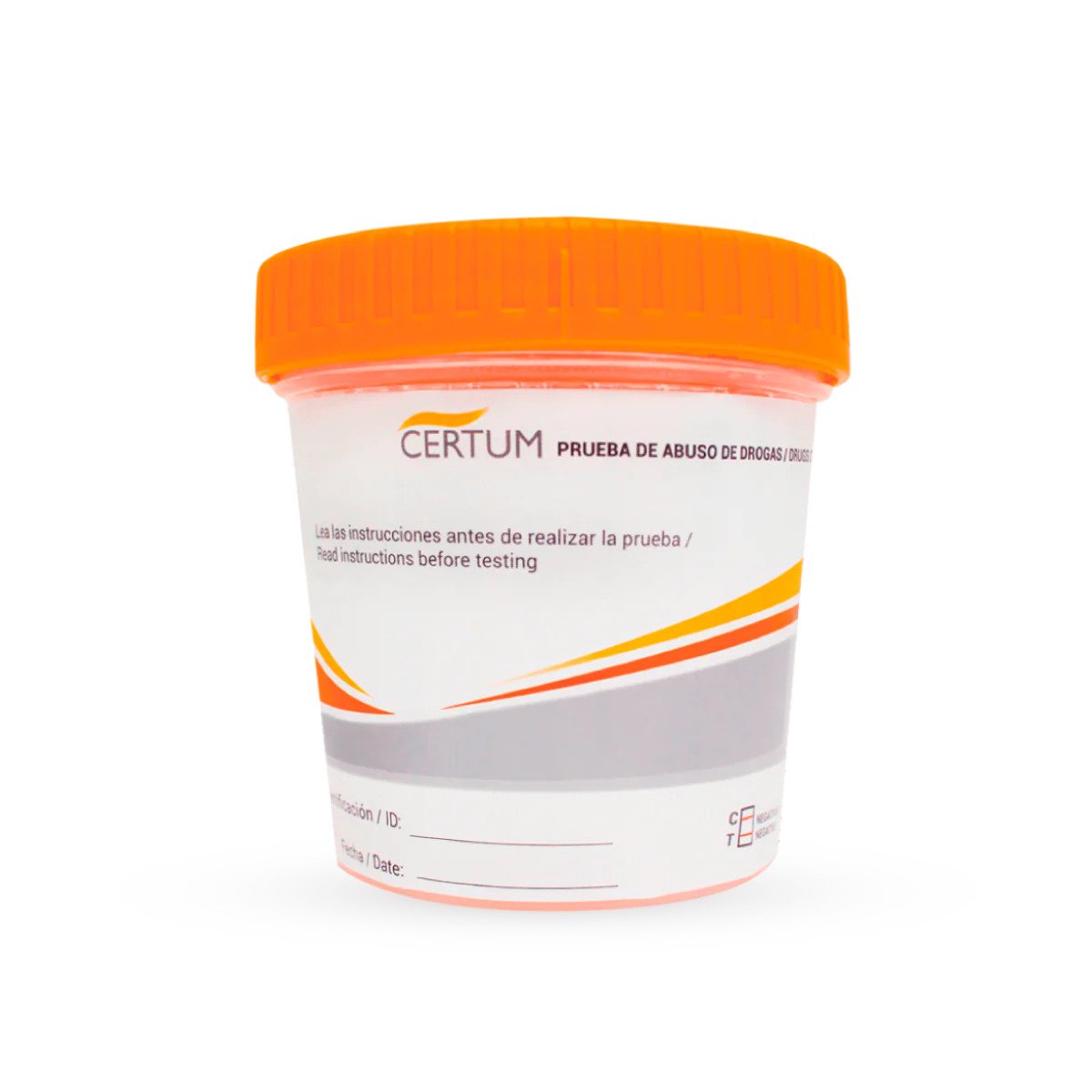 Frasco de Detección de Drogas Certum - 5 Parámetros