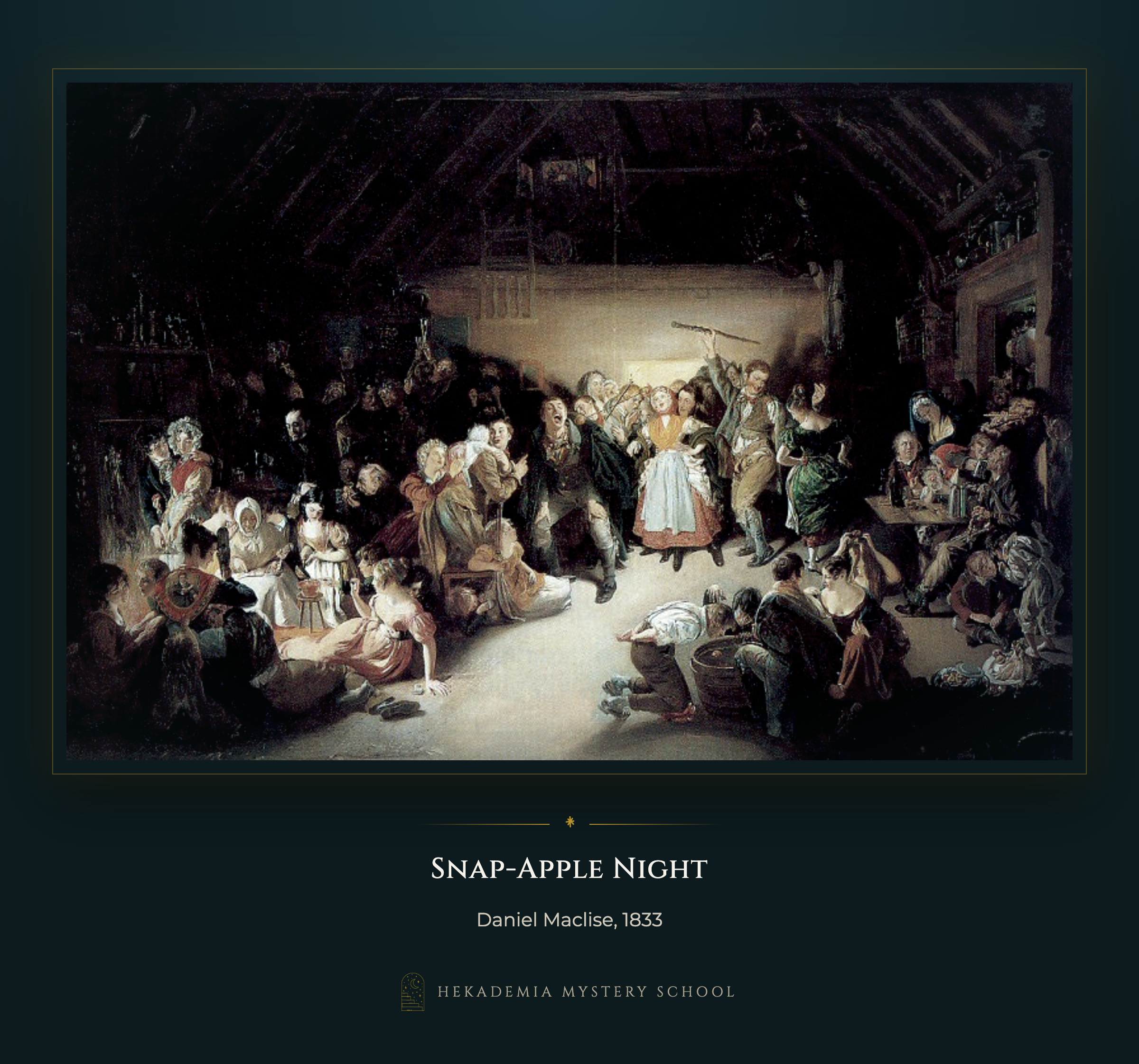 snap apple night by daniel maclise