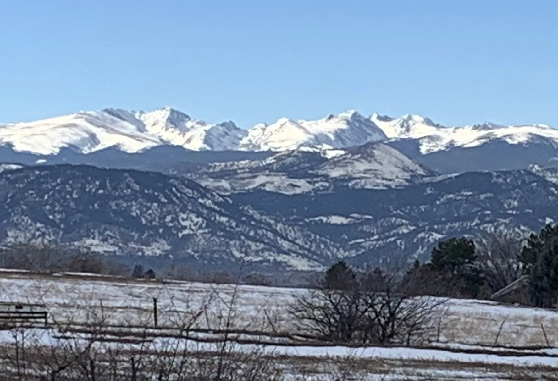 To the west of Nyland, we enjoy stunning views of the Front Range and the Indian Peaks of the Rocky Mountains.
