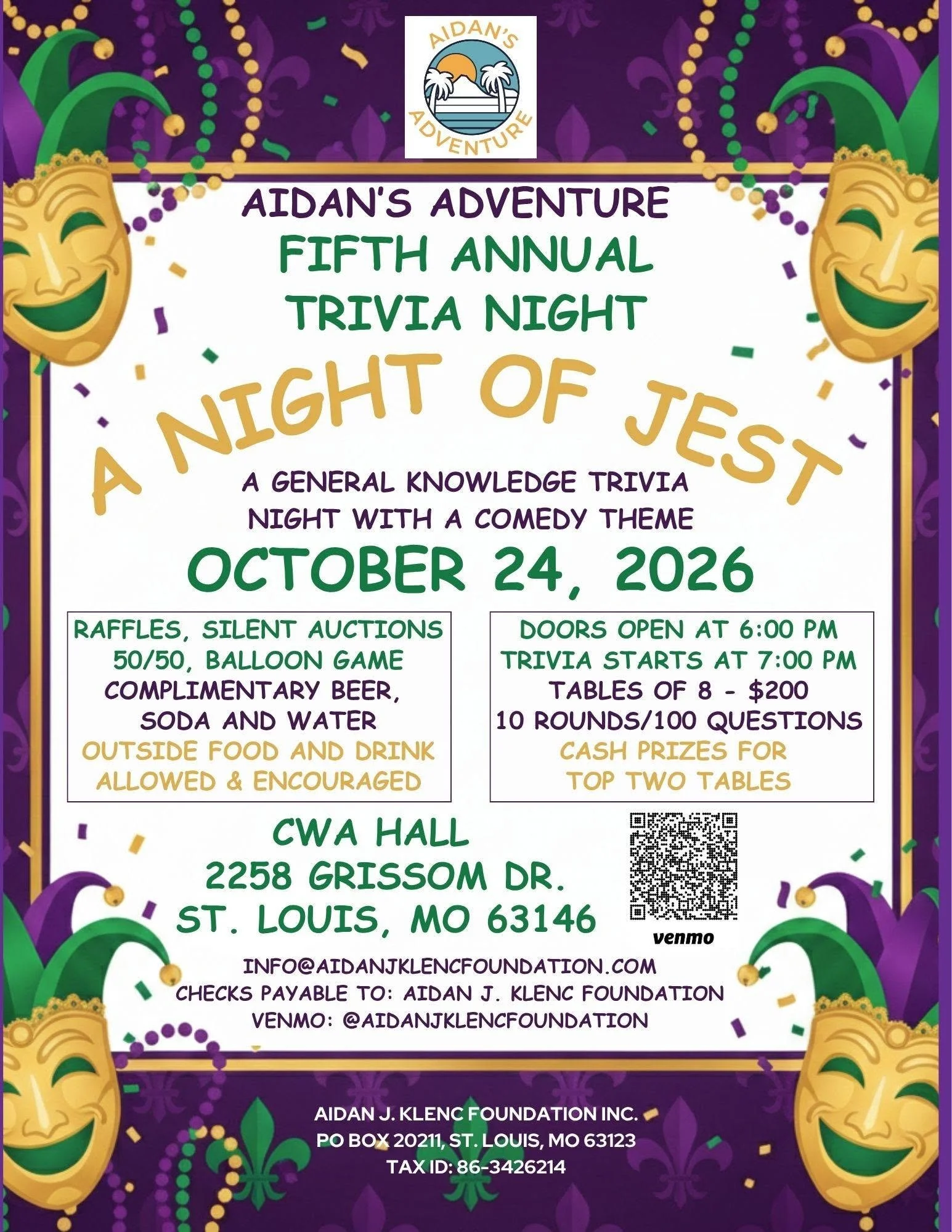“A Night of Jest” Trivia Night