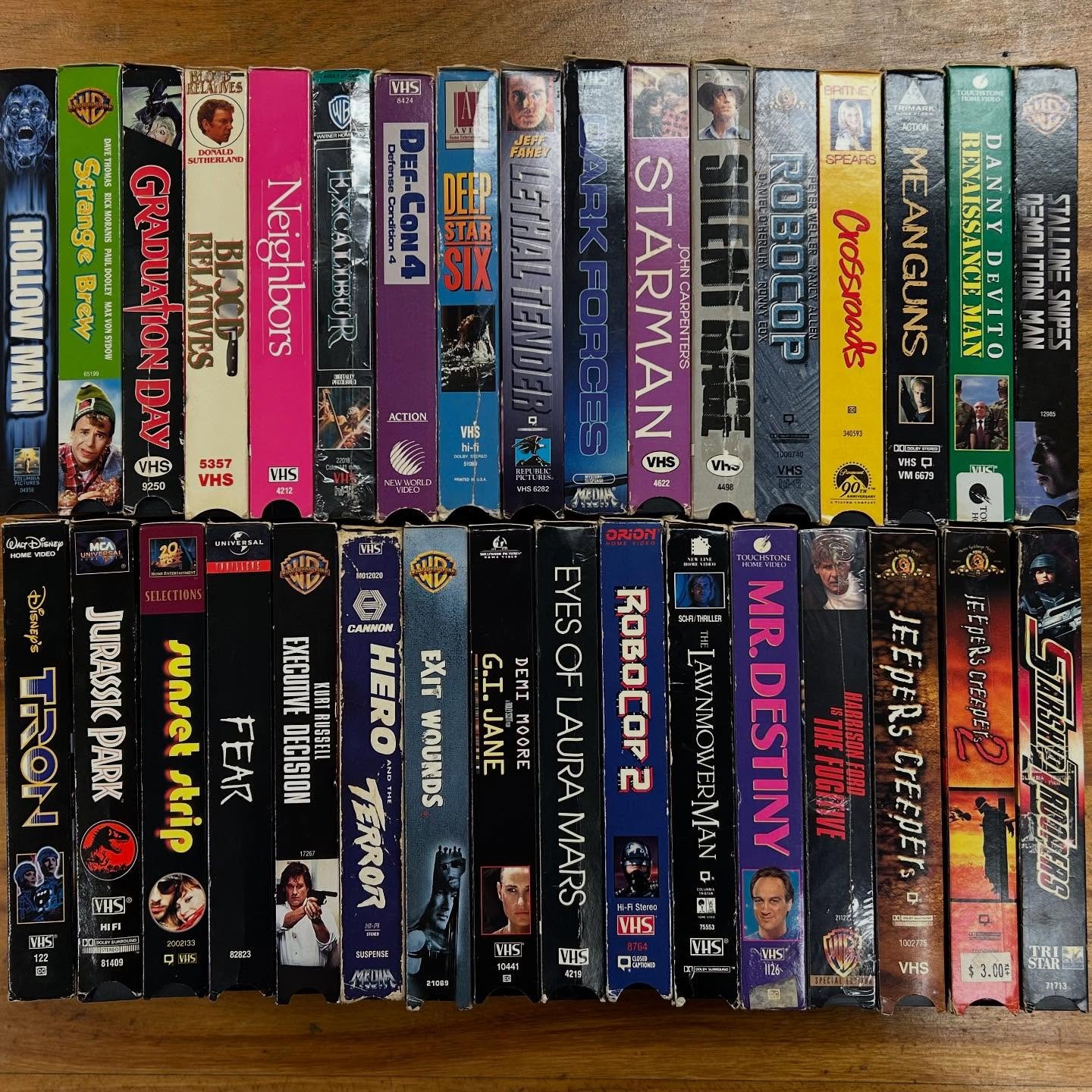 Used VHS and DVDs going out today!! #vhs #dvd #vhscollector #vhstapes #movies