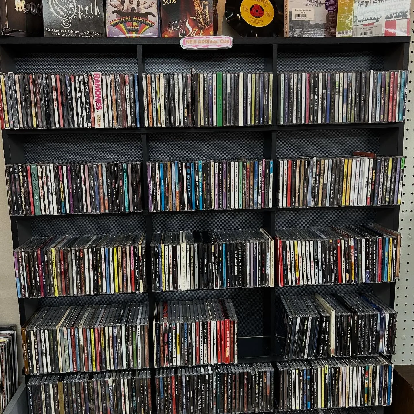 We just put out a ton of used CDs and cassettes! Stop in to see what&rsquo;s new! #cd #cdcollection #cassette #recordstore