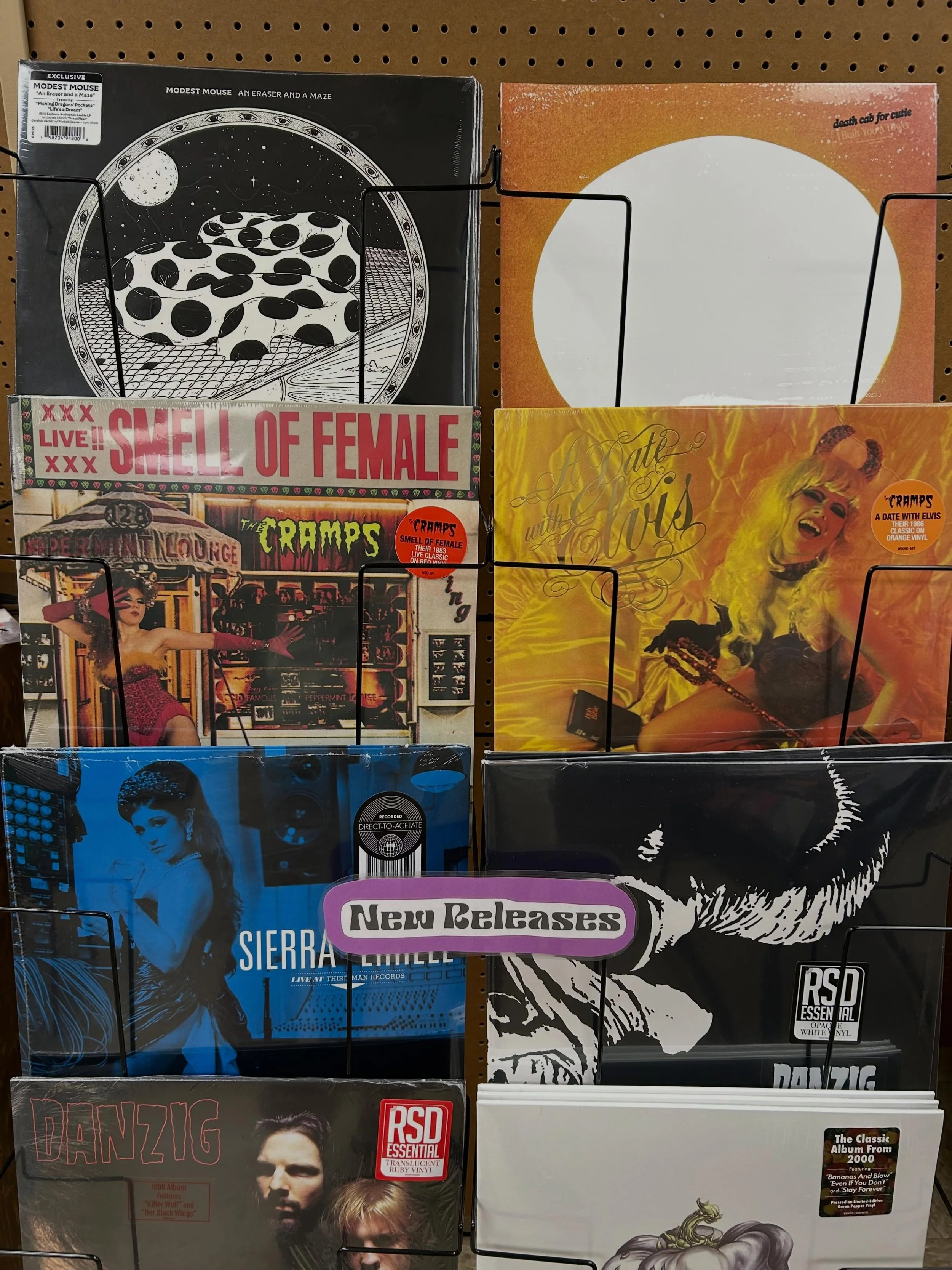 New releases and reissues out today! Modest Mouse and Death Cab are both available on CD as well!