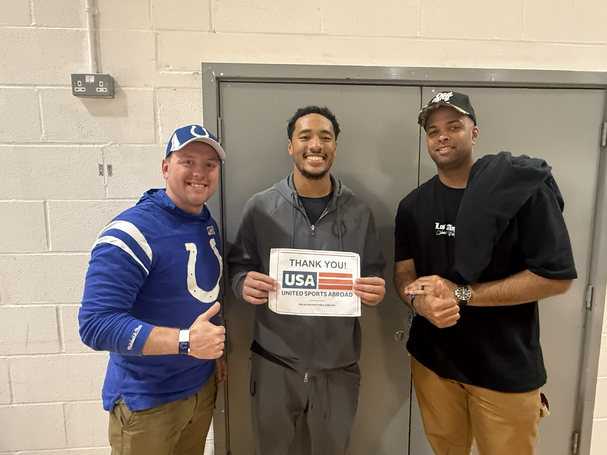 Raffle Winner with Cam Bynum (Colts)