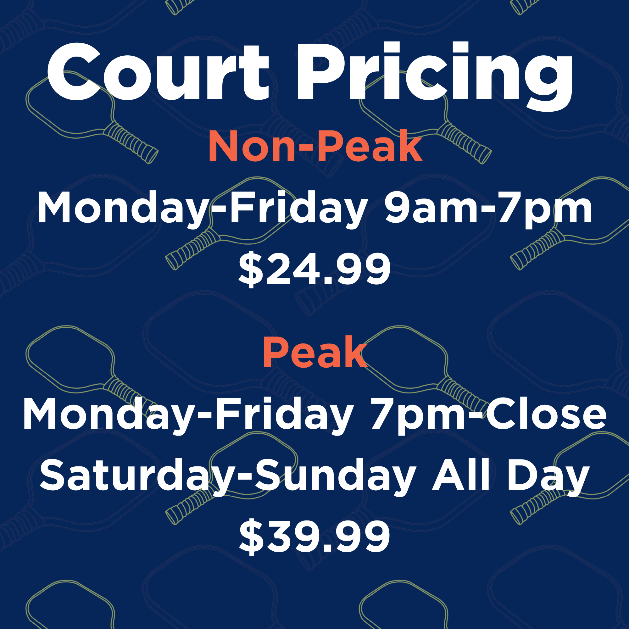 Hey Pickle Pickle Court Pricing