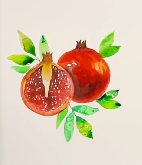 Snapshots of Italy- Pomegranates + Lavender