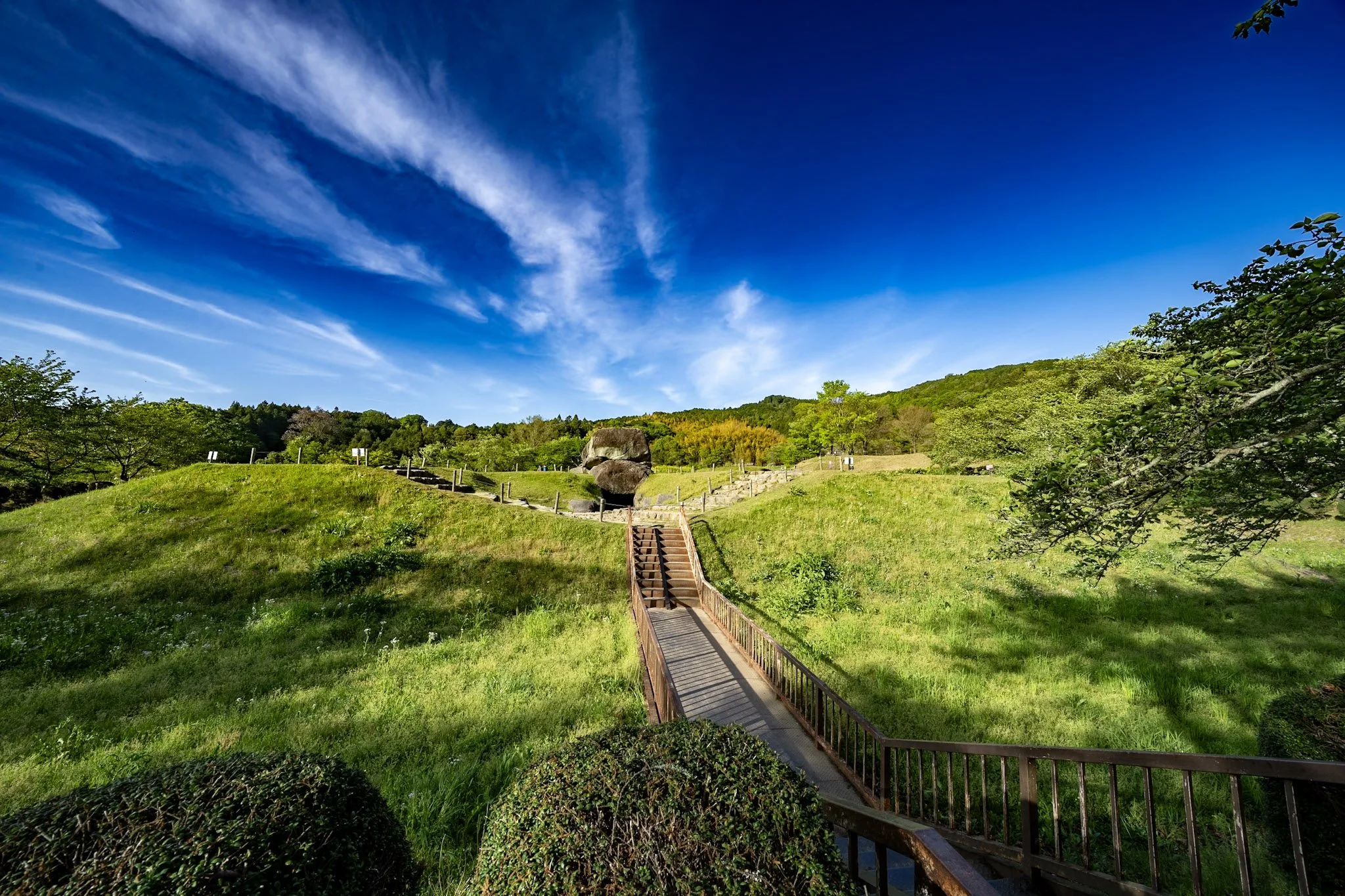 Temples, stone monuments, terraced countryside and waterfalls around Nara and Asuka