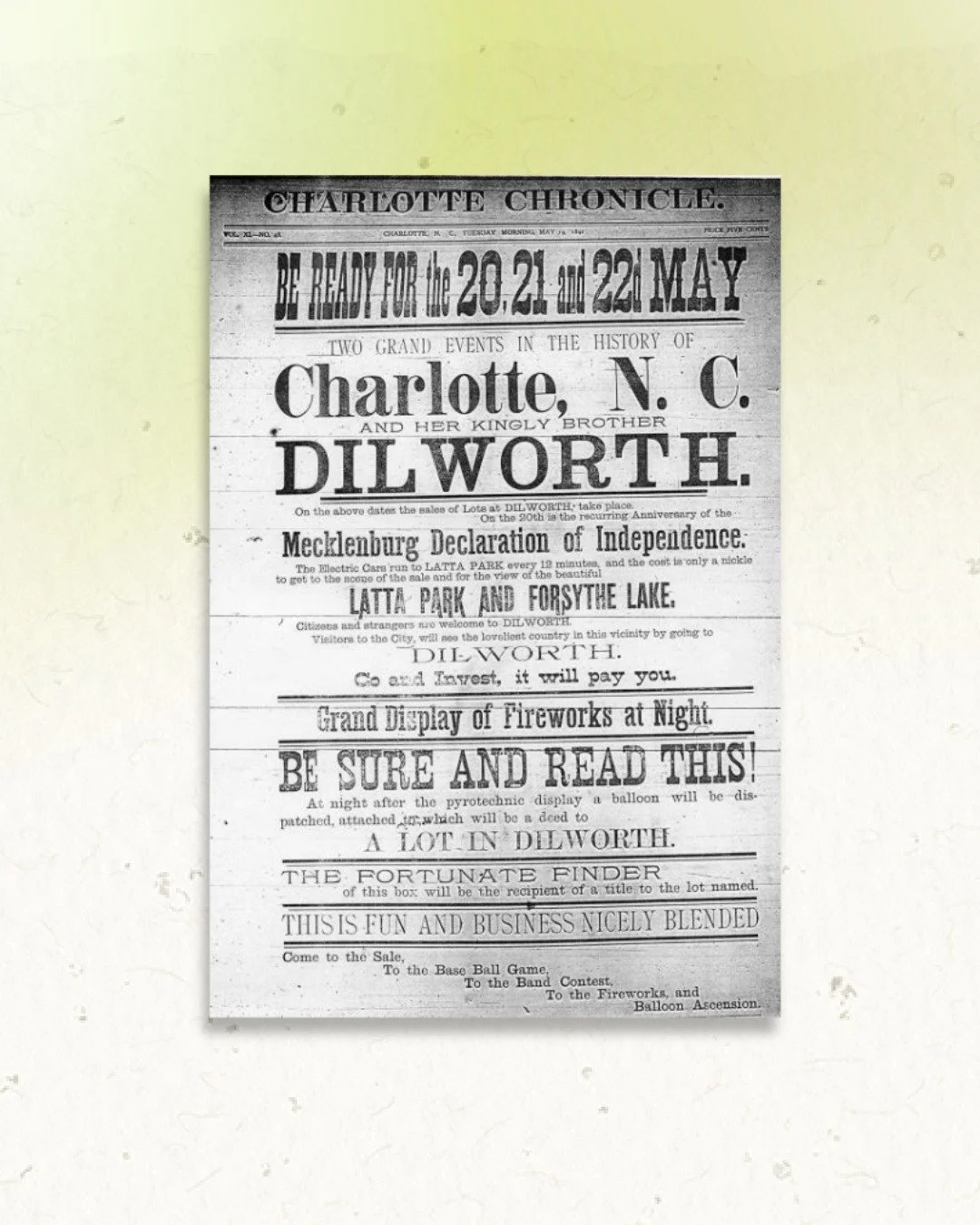 Good Neighbors: Dilworth Edition

🤎 Welcome to our recurring series, Good Neighbors, where we dig into the neighborhoods, stories, and businesses that make Charlotte what it is.

📷 📰 courtesy of @dilworthca_clt