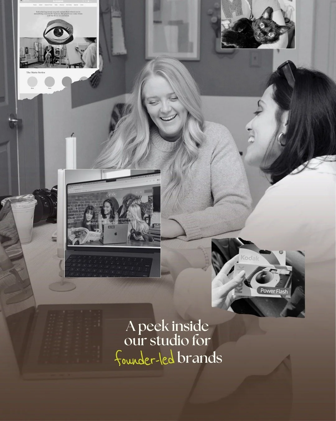 This is what it looks like when three women love what they do. 

📍 We're a woman-owned marketing studio working with founder-led brands that have rich stories to tell. We help you build community and convert browsers into buyers through a strategic 