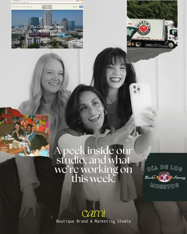 We're a Charlotte-based boutique brand &amp; marketing studio working with founder-led businesses across the Carolinas. 🧿 We could be a fit, our books are open for 1 brand design project for those looking to launch hot in 2027. We're also taking on 
