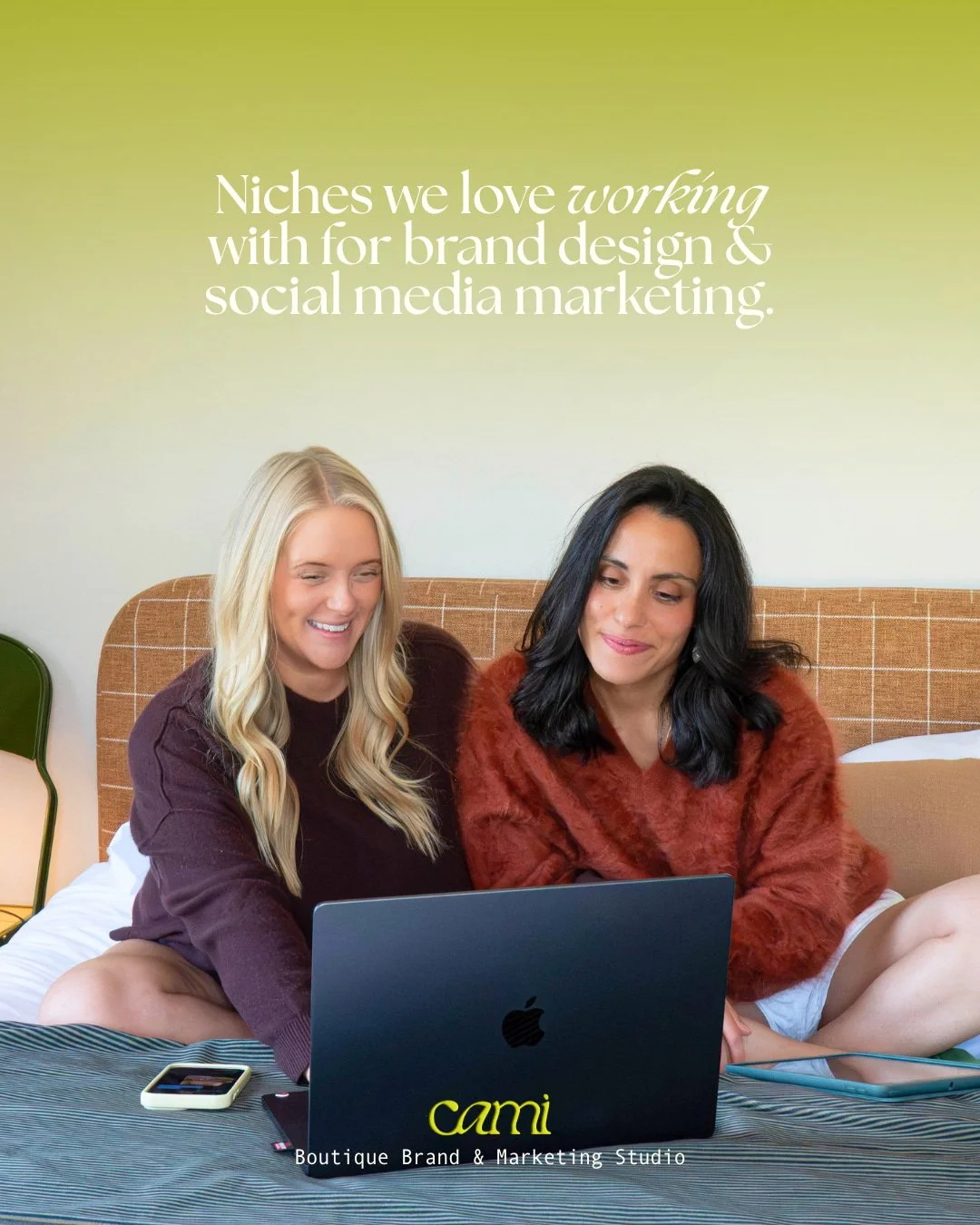 We don't "niche down", we learn your business. Brand strategy is the foundation underneath it all, from social media management to rebrands and web design. We're strategists and artists, here in service to you.

🧿 We could be a fit, our bo