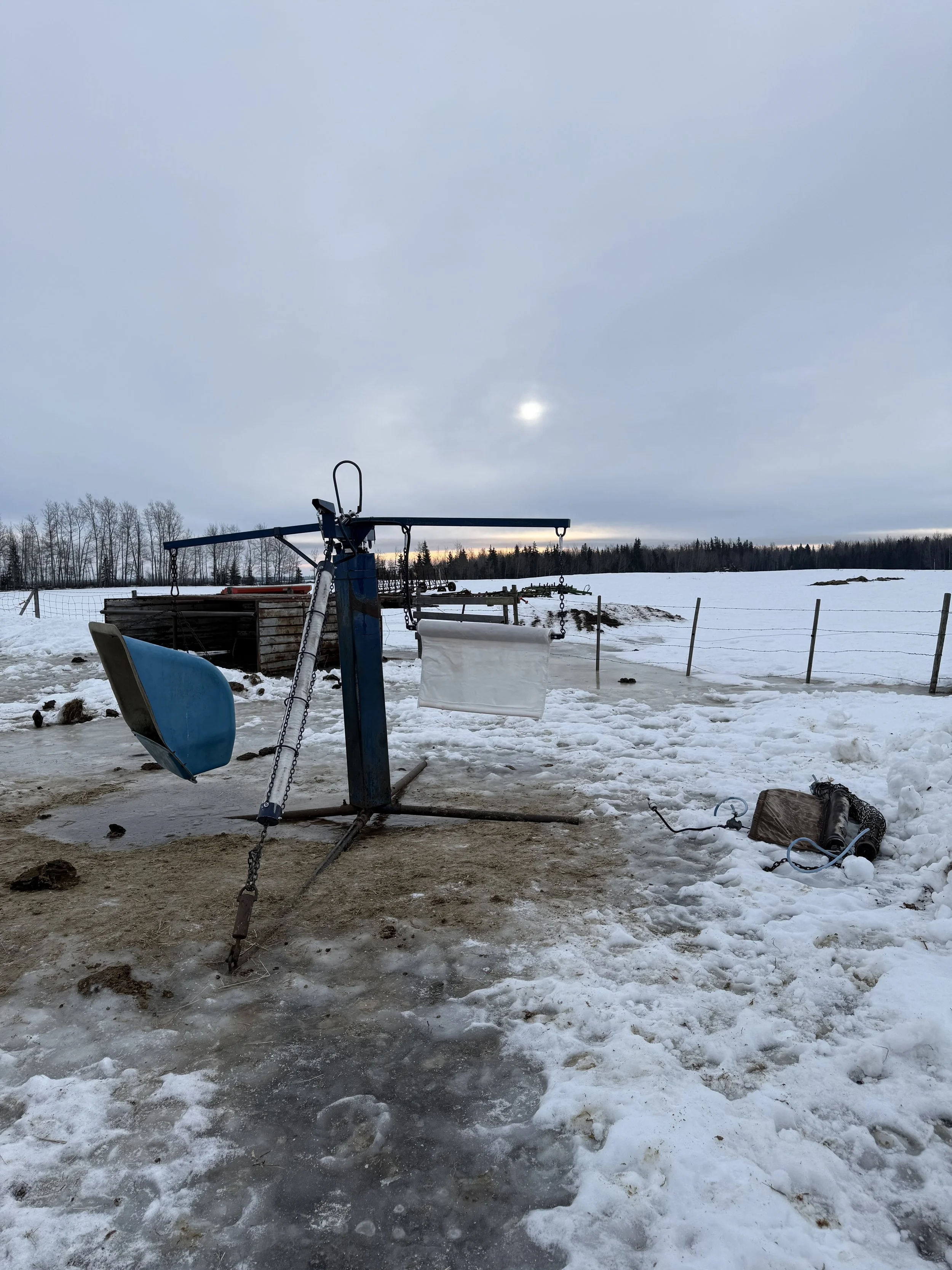 Customer repairs to wick and added drape