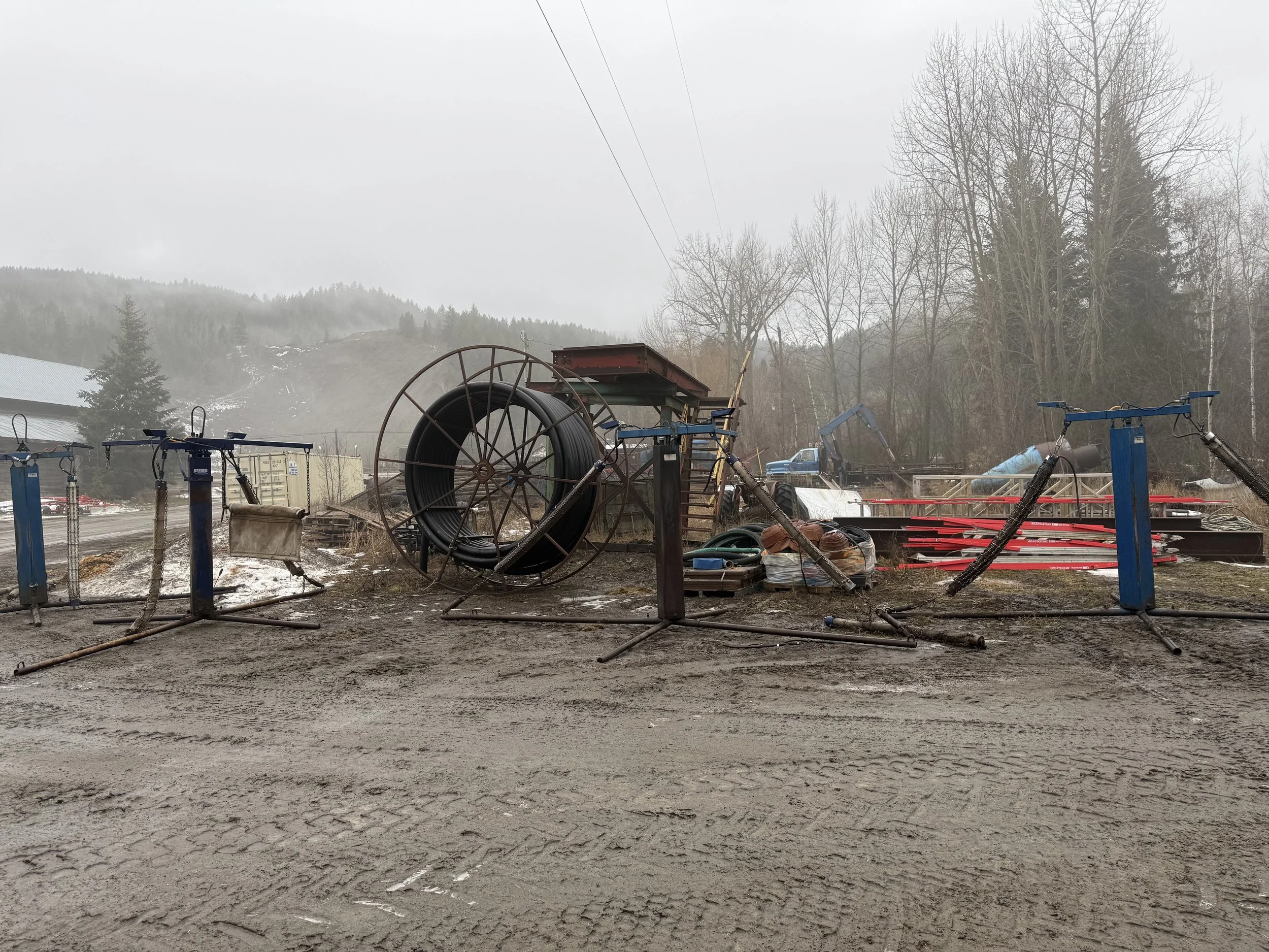 Barriere, BC Customer replacing wicks on 7 oilers
