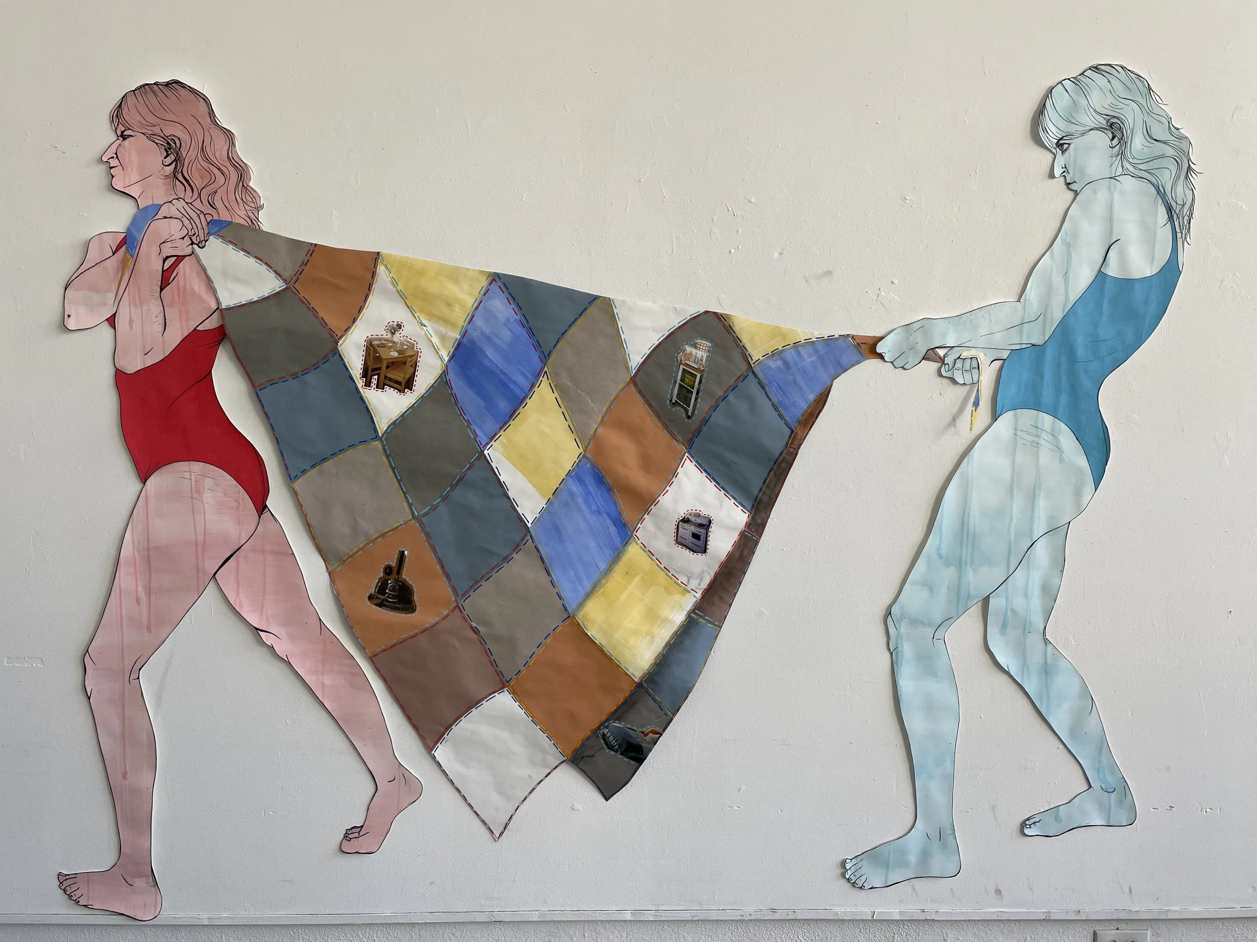 stitched together, tearing apart, 2024