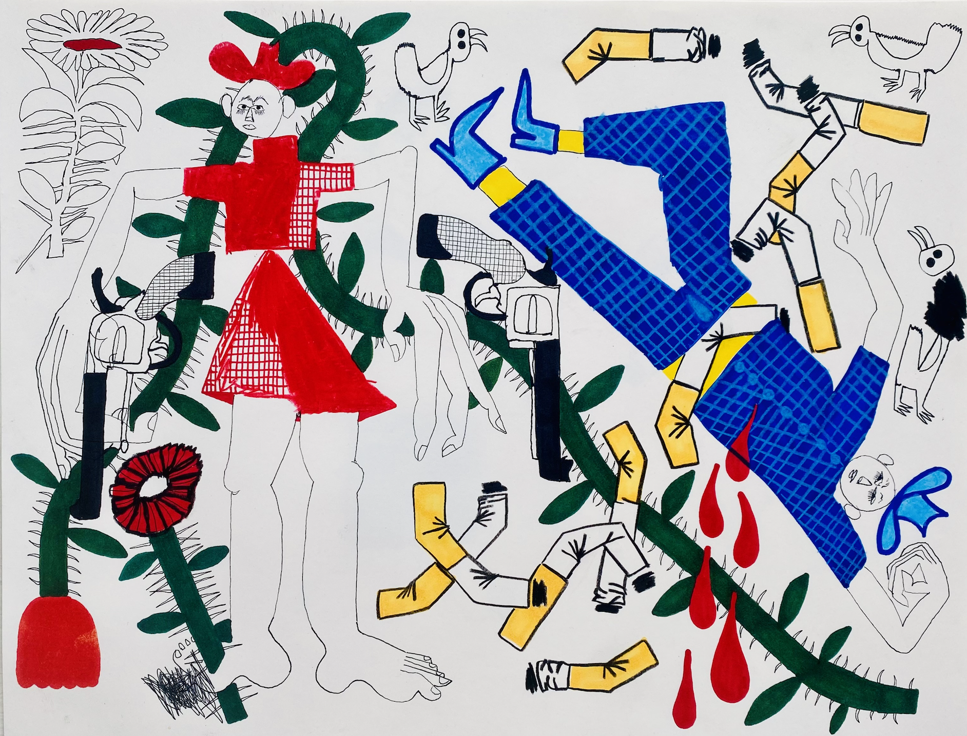 Juego de vaqueros 28 x 21.5 cm