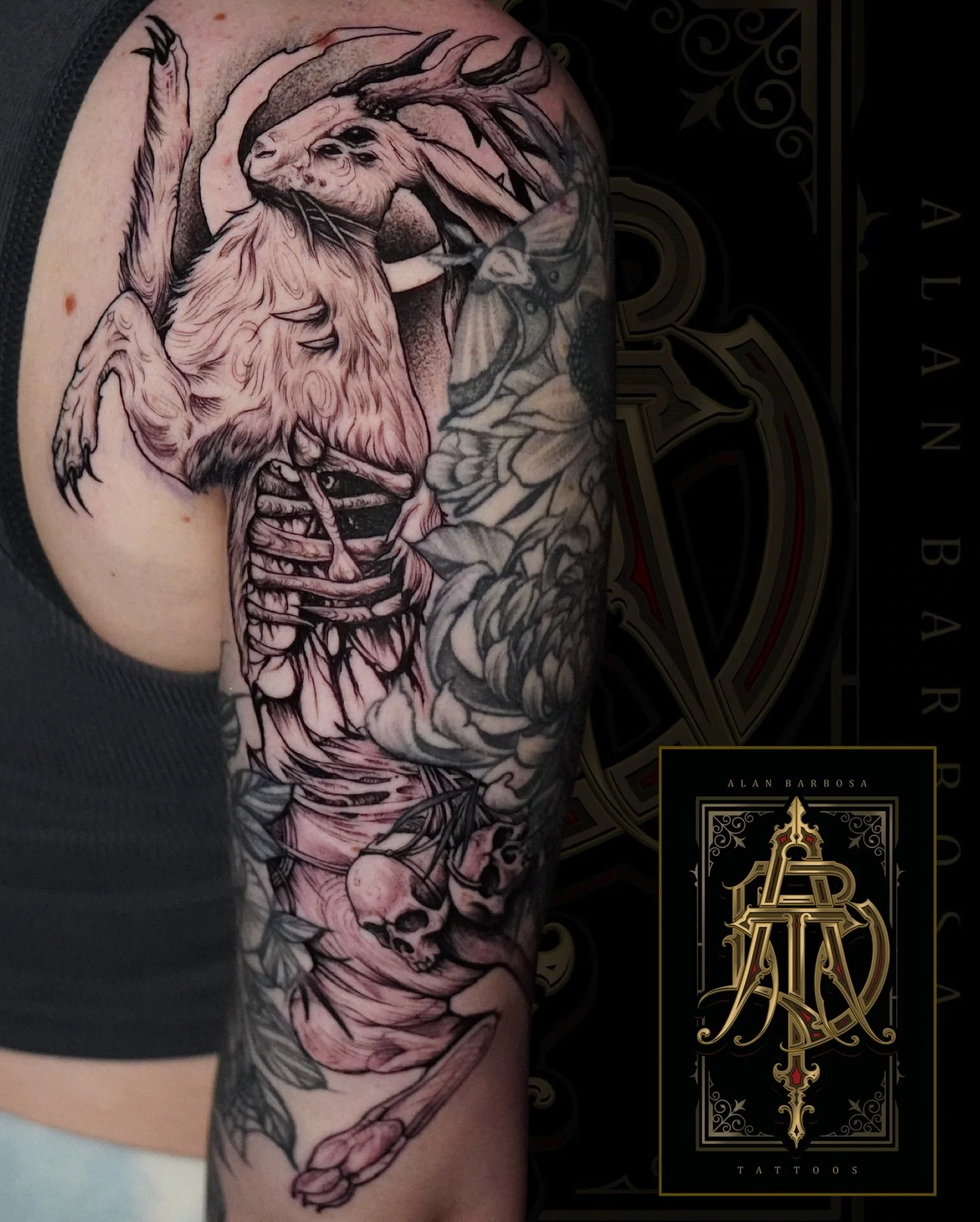 Did this gap filler few weeks 🐇
#tattoo #alanbarbosatattoos #tattoosofintagram #cttattooartist