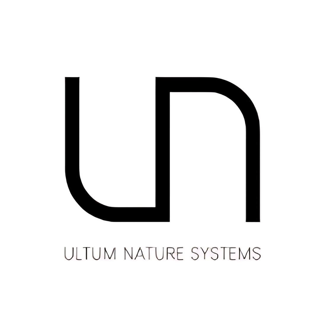 Logo for Ultum Nature Systems with stylized 'UN' initials and company name underneath.