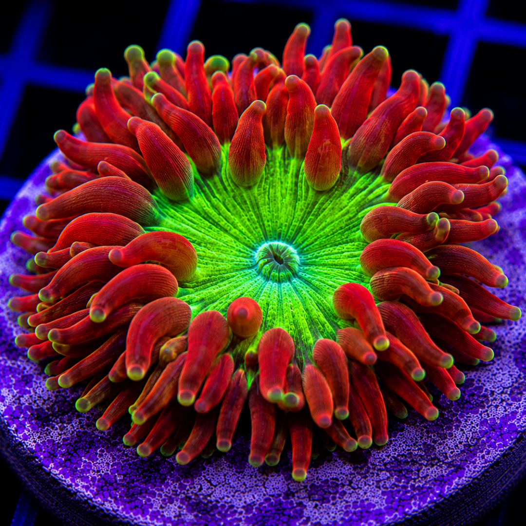 Phymanthus crucifer - Rock Flower Anemone - Ultra Red/Green