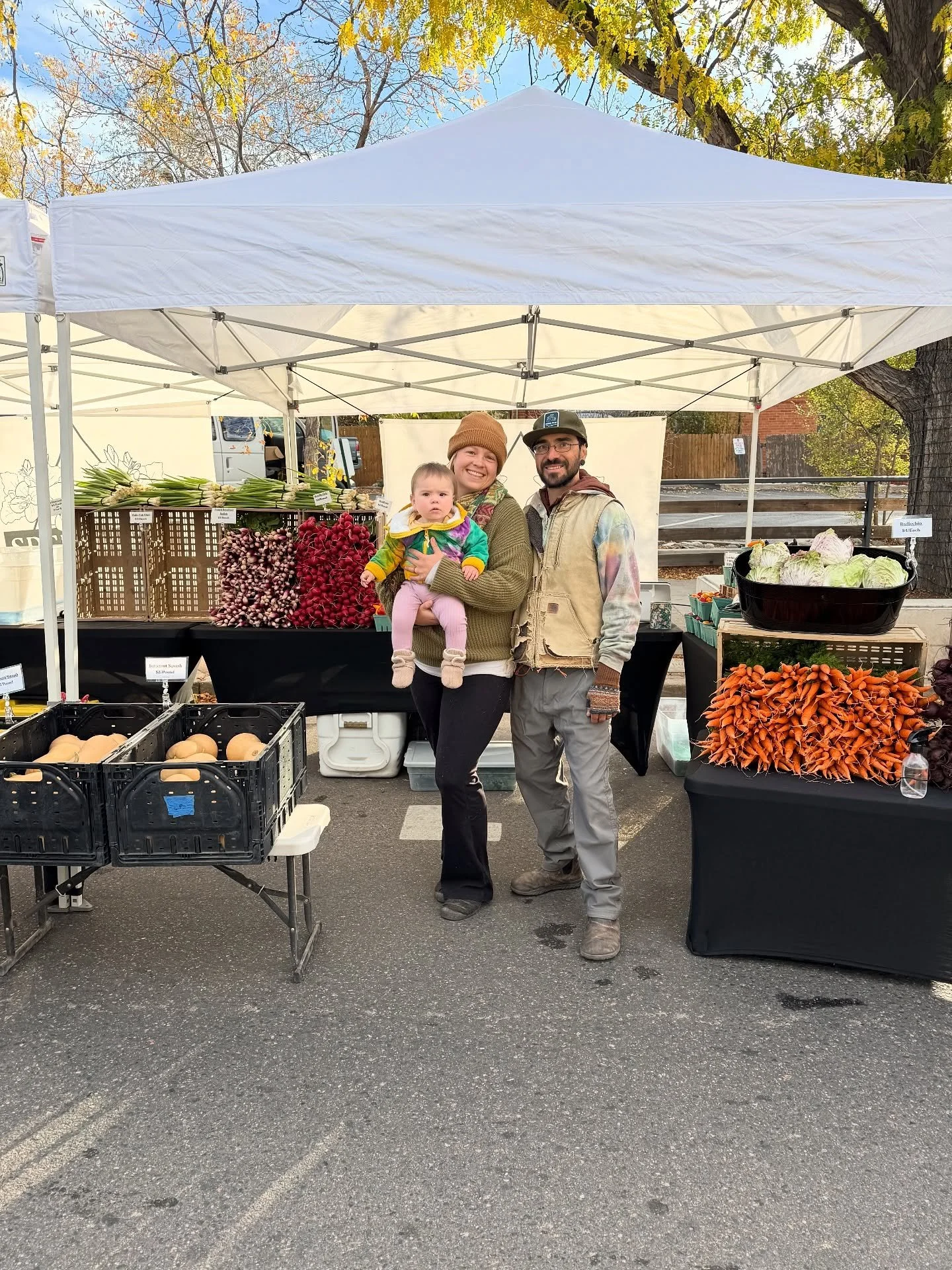 The whole fam is out here for our last market of the season! Can&rsquo;t wait to see you and celebrate what an amazing years it&rsquo;s been here at the @lafayettefarmersmarket!
