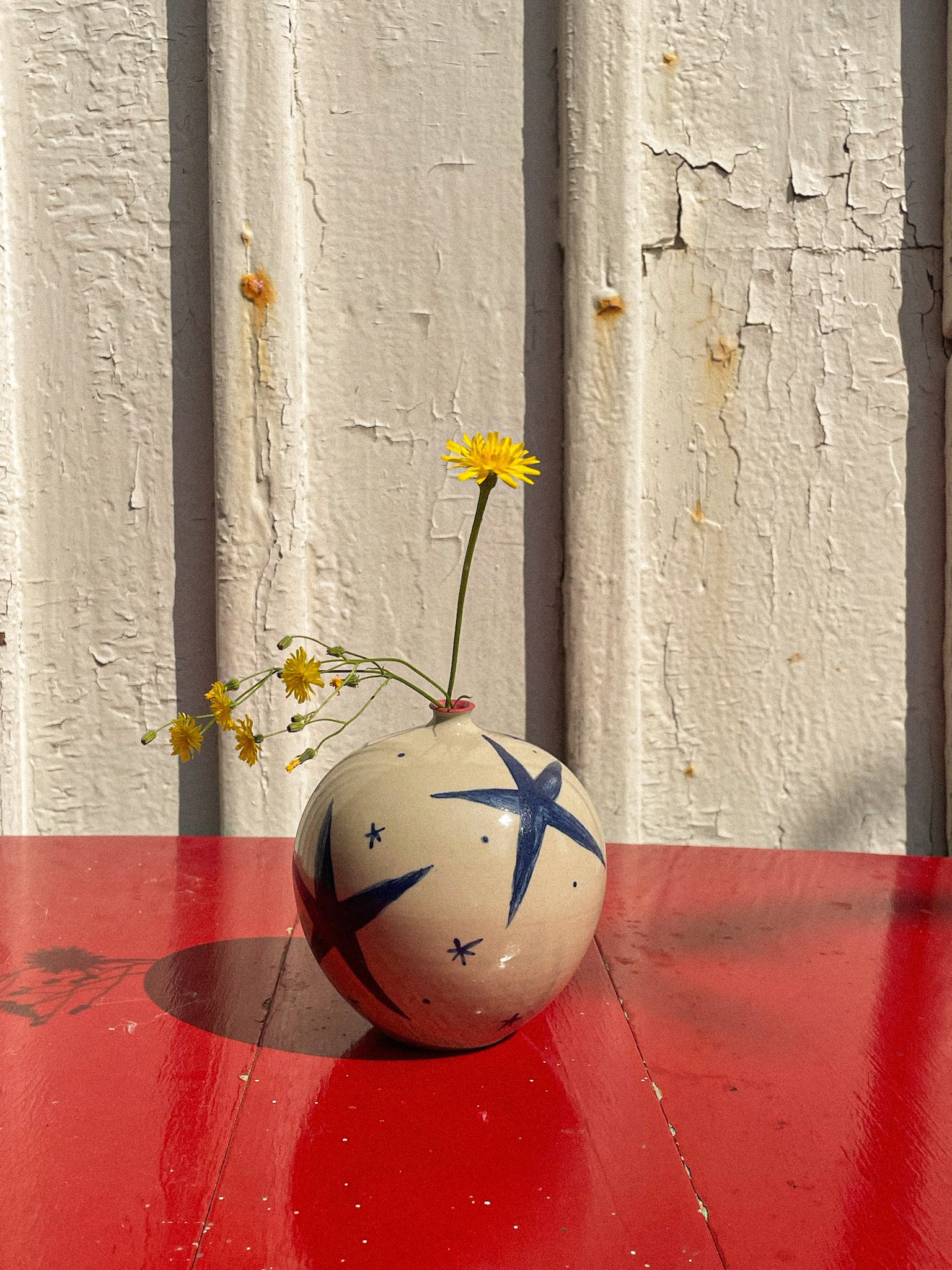 Medium Vase with Stars
