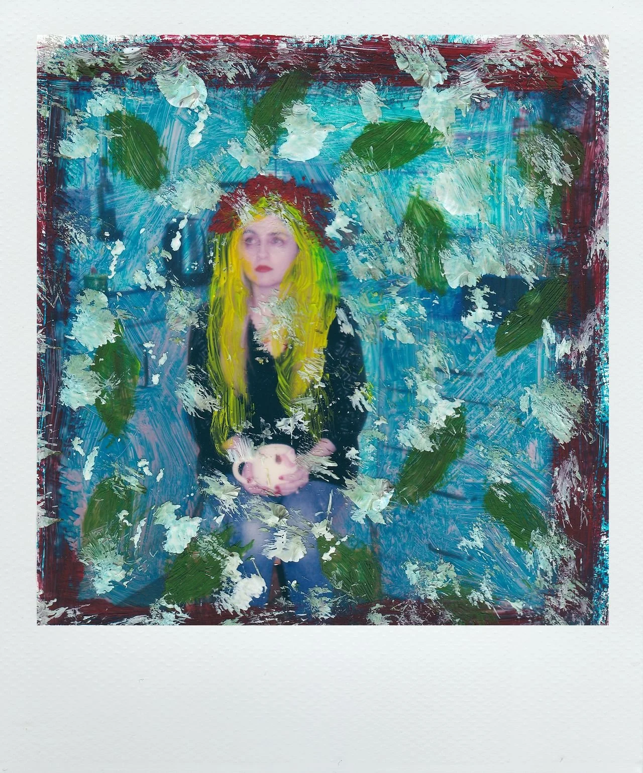image of woman with complex trauma holding a mug