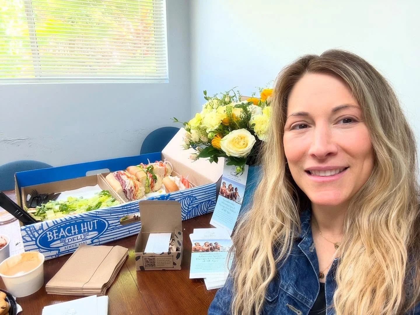 Just had my first 'Lunch and Learn' at Harbor Pediatrics! Thanks to everyone who took the time to chat with me about Seashore Speech and Language, and how we can help kids with language challenges and sensory differences! 😊